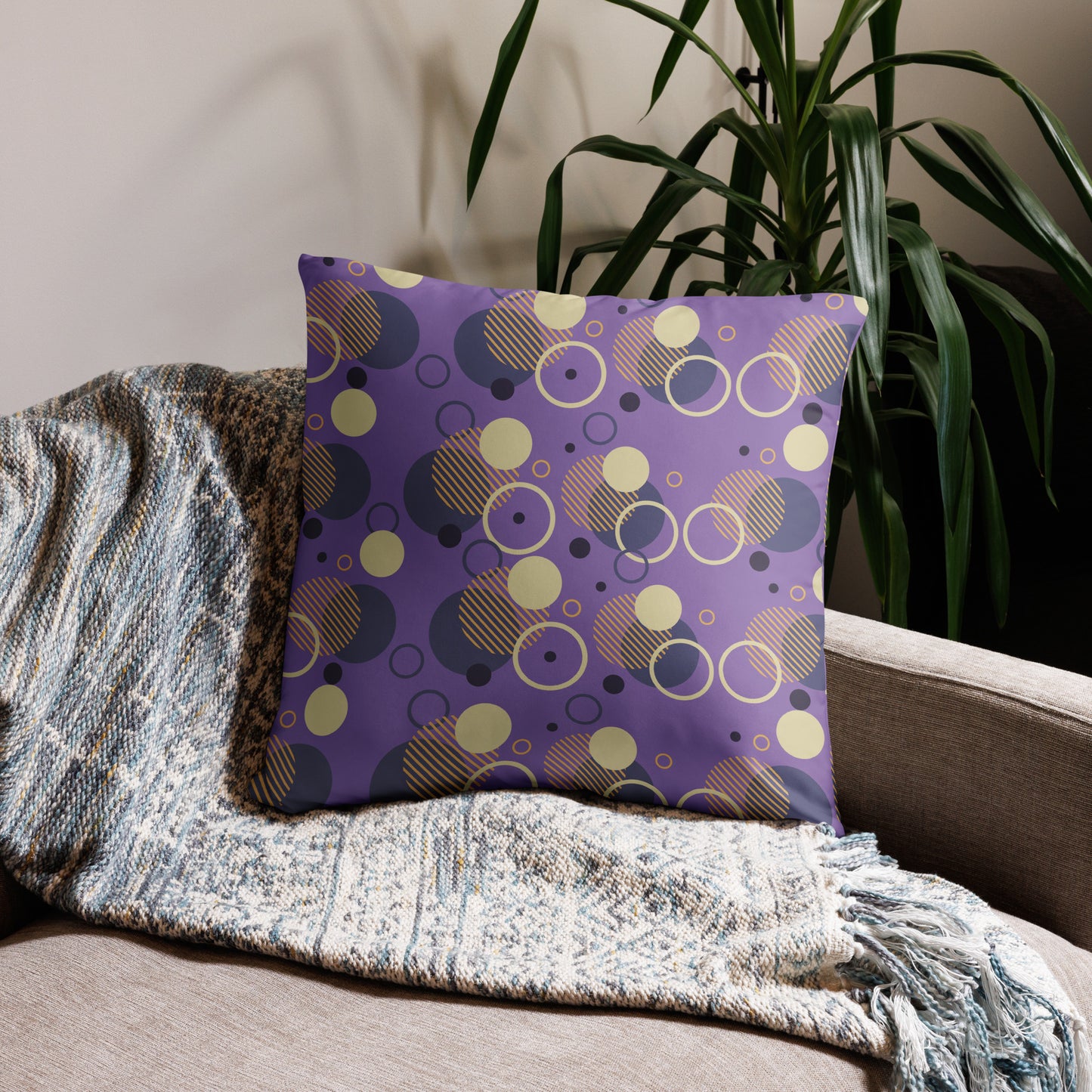 Vibrant Violet Decorative Accent Pillows - Perfect for Adding a Pop of Color to Any Room - Misfit Marketing Design Studios