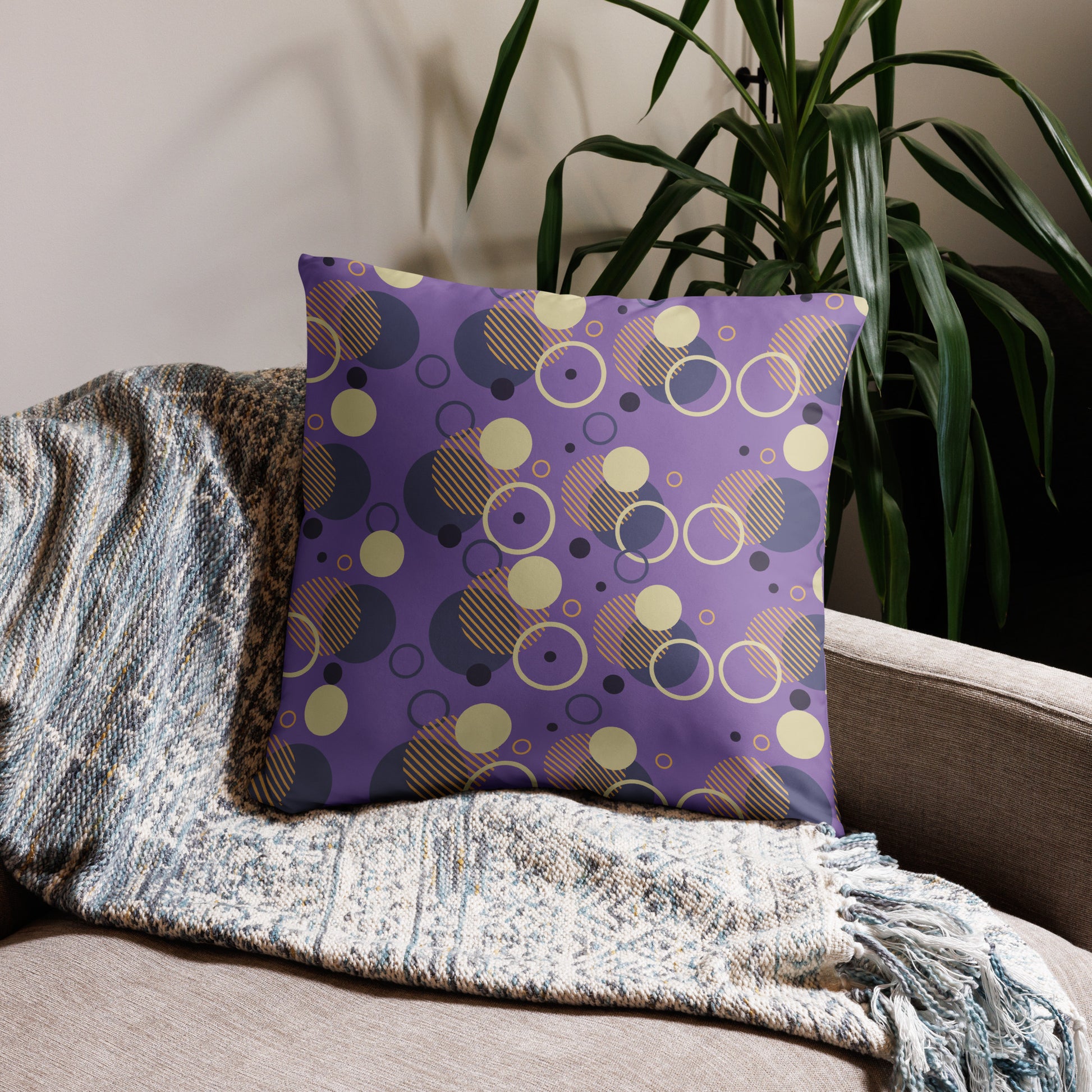 Vibrant Violet Decorative Accent Pillows - Perfect for Adding a Pop of Color to Any Room - Misfit Marketing Design Studios