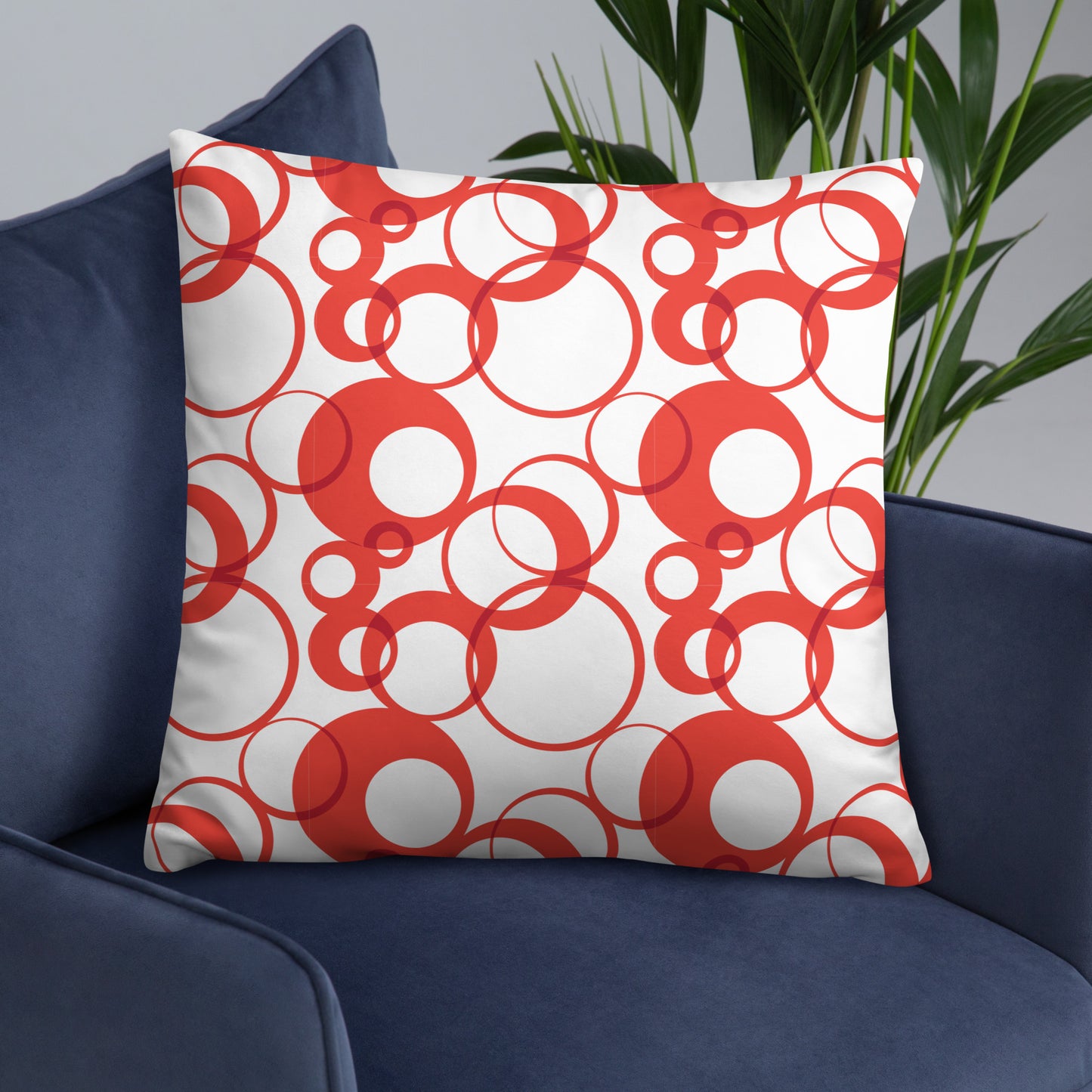 Overlapping Rings Basic Pillow - Misfit Marketing Designs