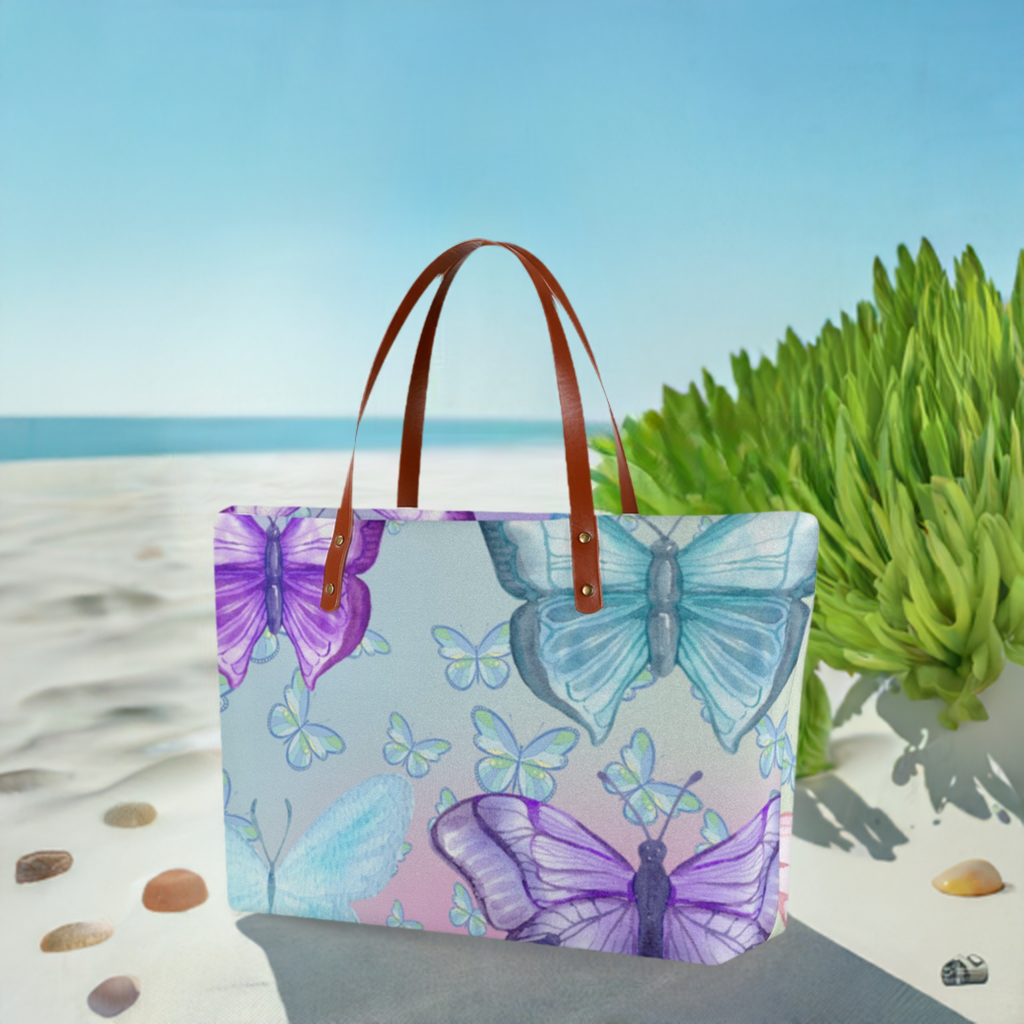 Butterfly Pastel Womens Tote Bag - Beautiful Functional and Versatile