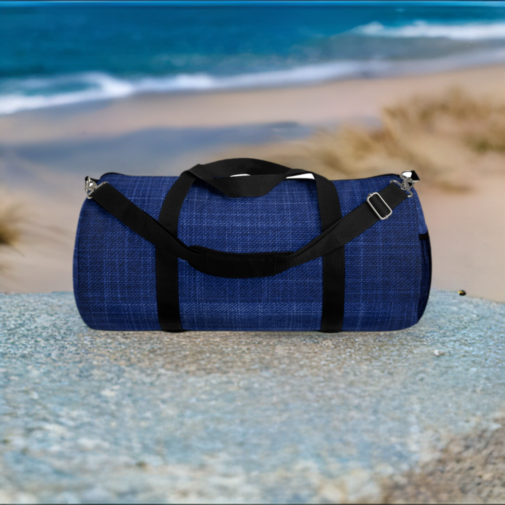 Stylish Denim Duffel Bag - Perfect for Everyday Use and Travel - Misfit Marketing Design Studios