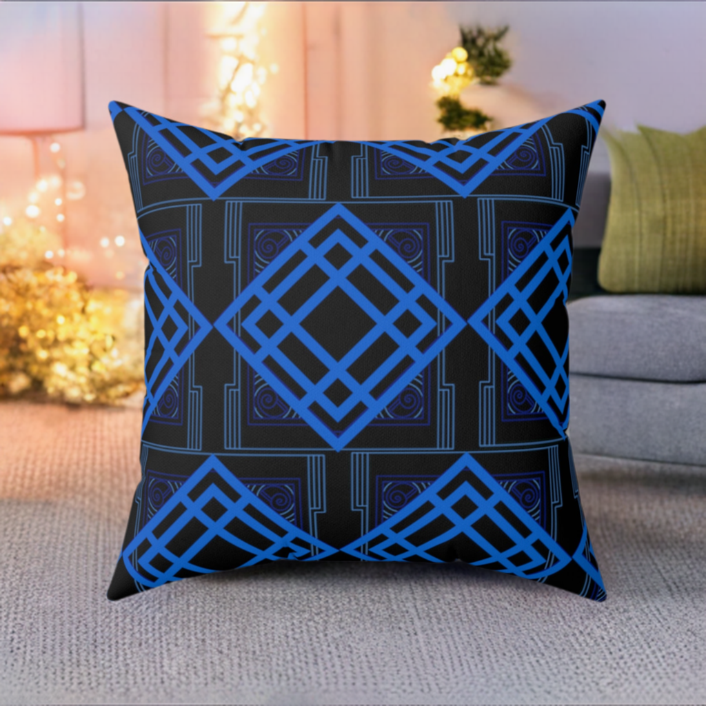 Spun Polyester Square Pillow - Misfit Marketing Design Studios