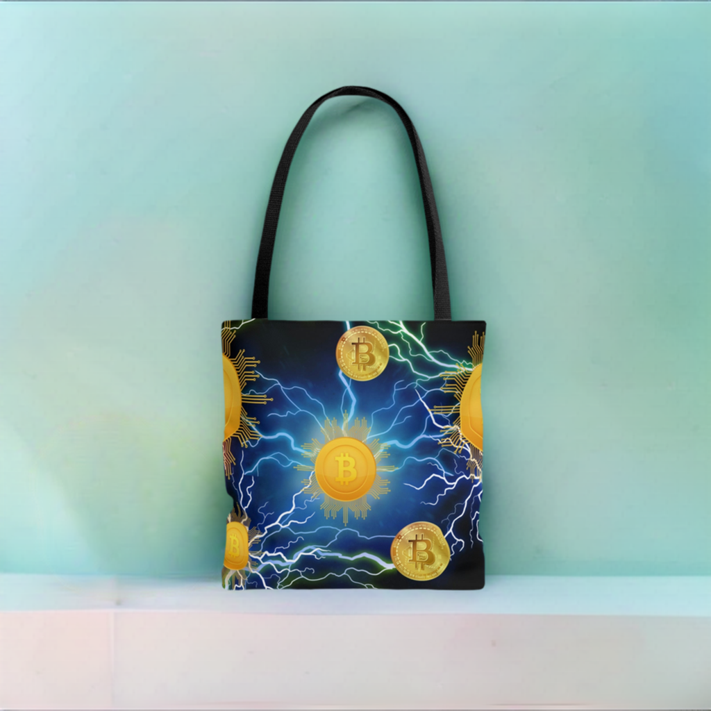 Bitcoin Tote Bag – BTC Design - Misfit Marketing Design Studios