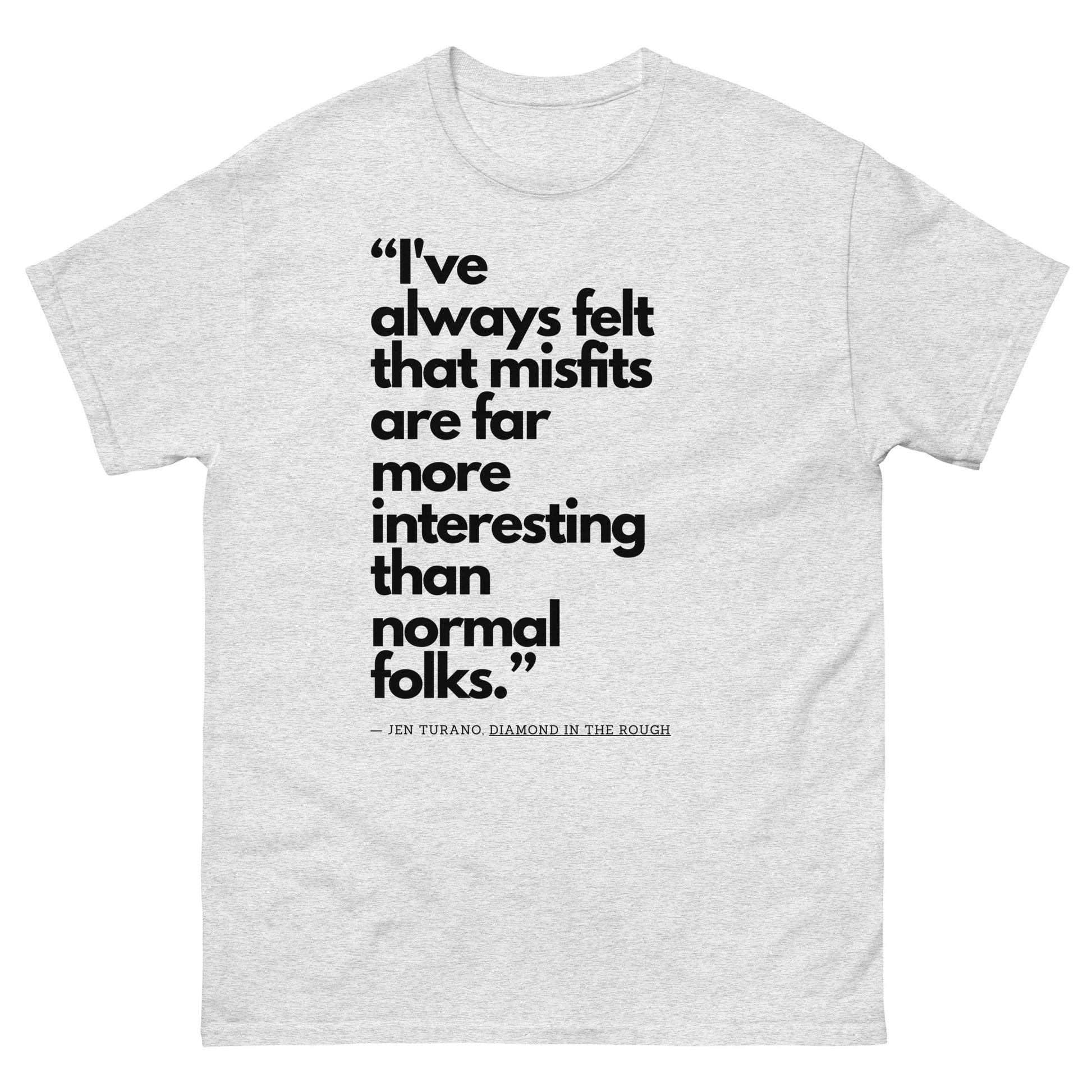 Mens Misfit Quotes Tee - Classic Style for the Bold and Quirky - Misfit Marketing Design Studios