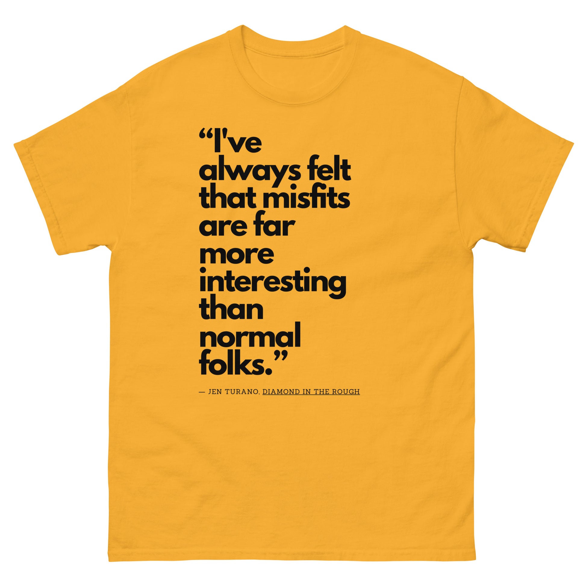 Mens Misfit Quotes Tee - Classic Style for the Bold and Quirky - Misfit Marketing Design Studios