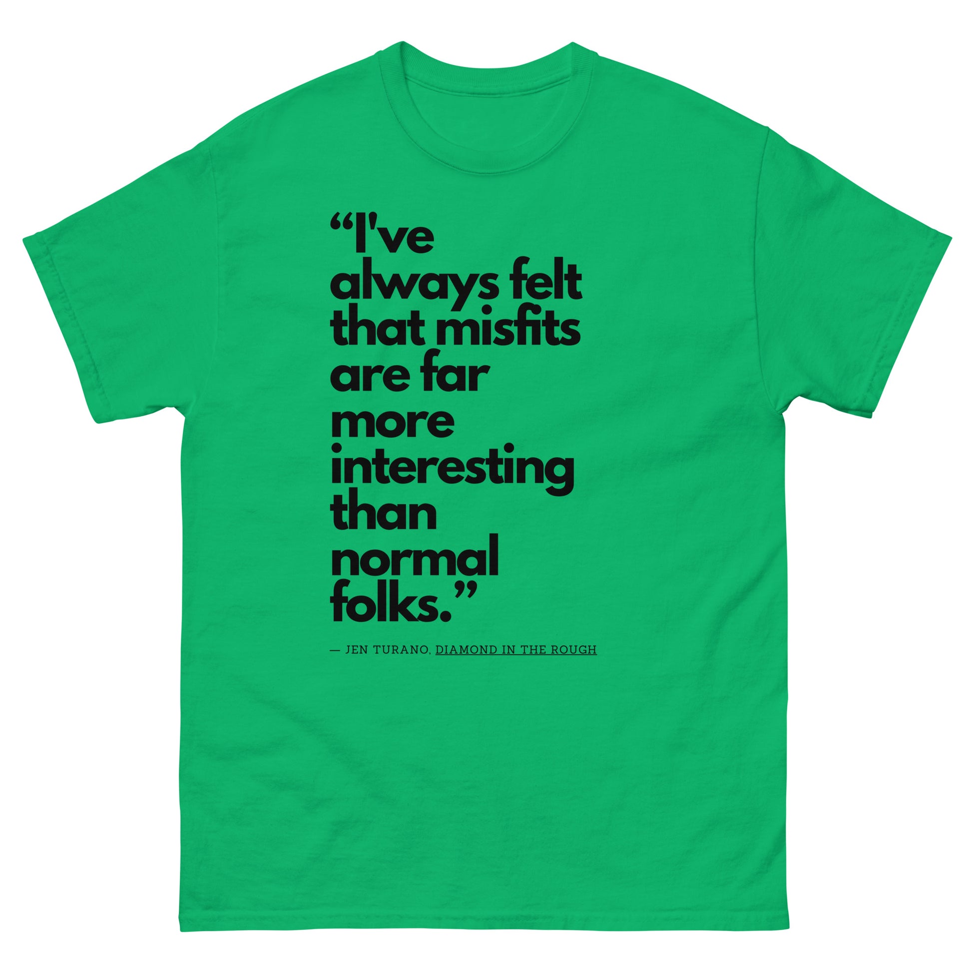 Mens Misfit Quotes Tee - Classic Style for the Bold and Quirky - Misfit Marketing Design Studios