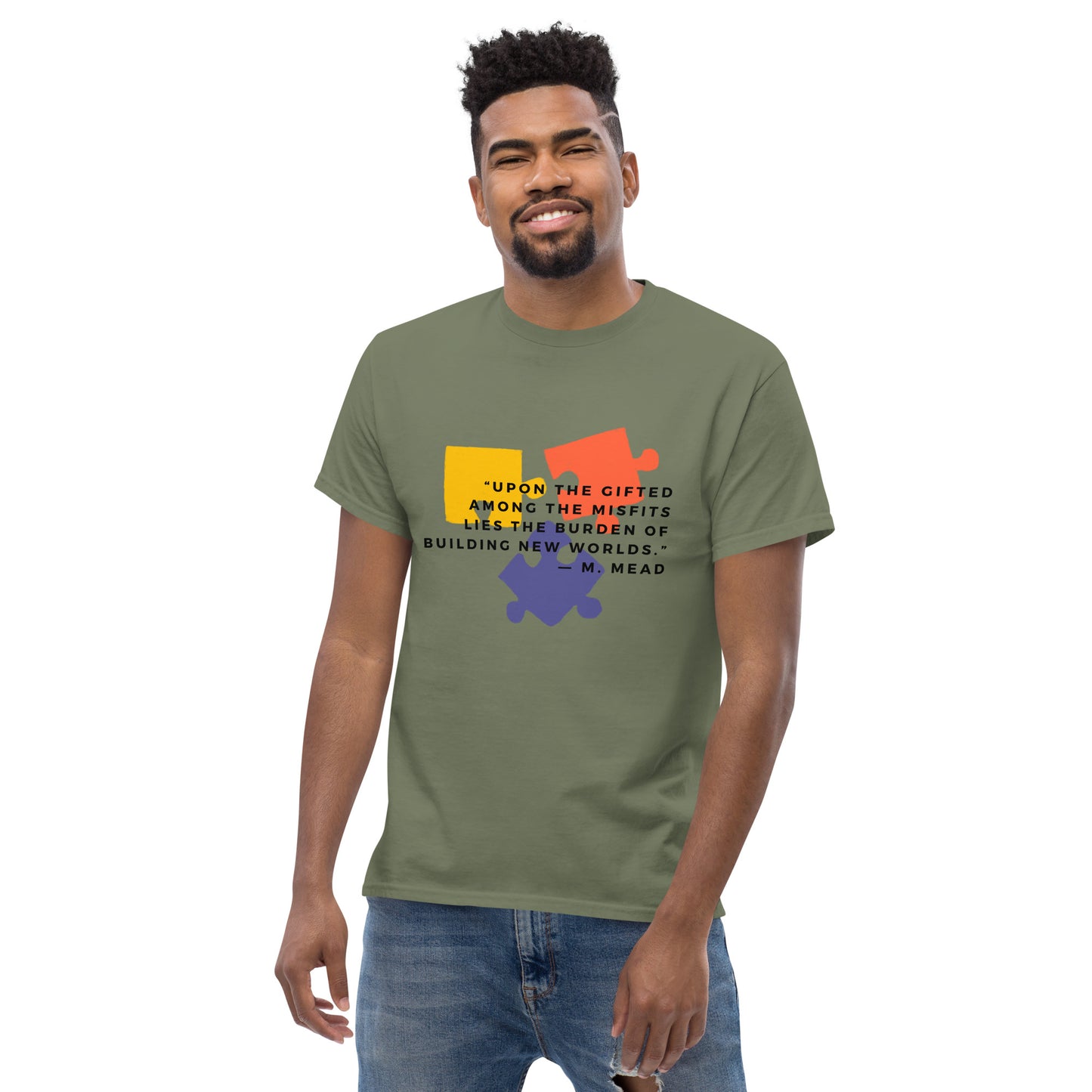 Classic Misfit Quotes Mens Tee - Perfect for Everyday Wear - Misfit Marketing Design Studios