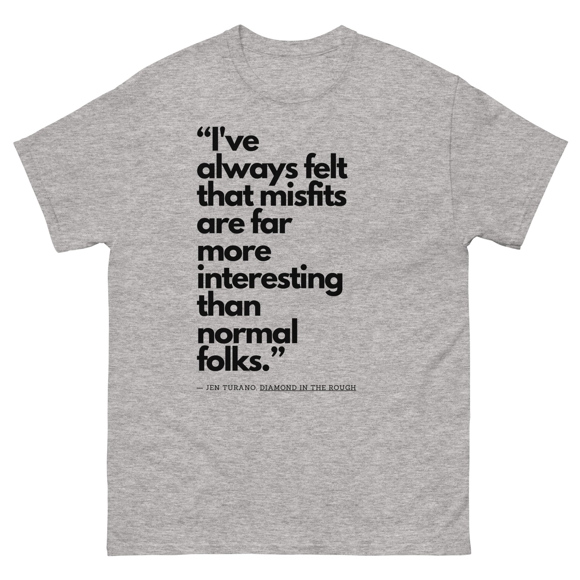 Mens Misfit Quotes Tee - Classic Style for the Bold and Quirky - Misfit Marketing Design Studios