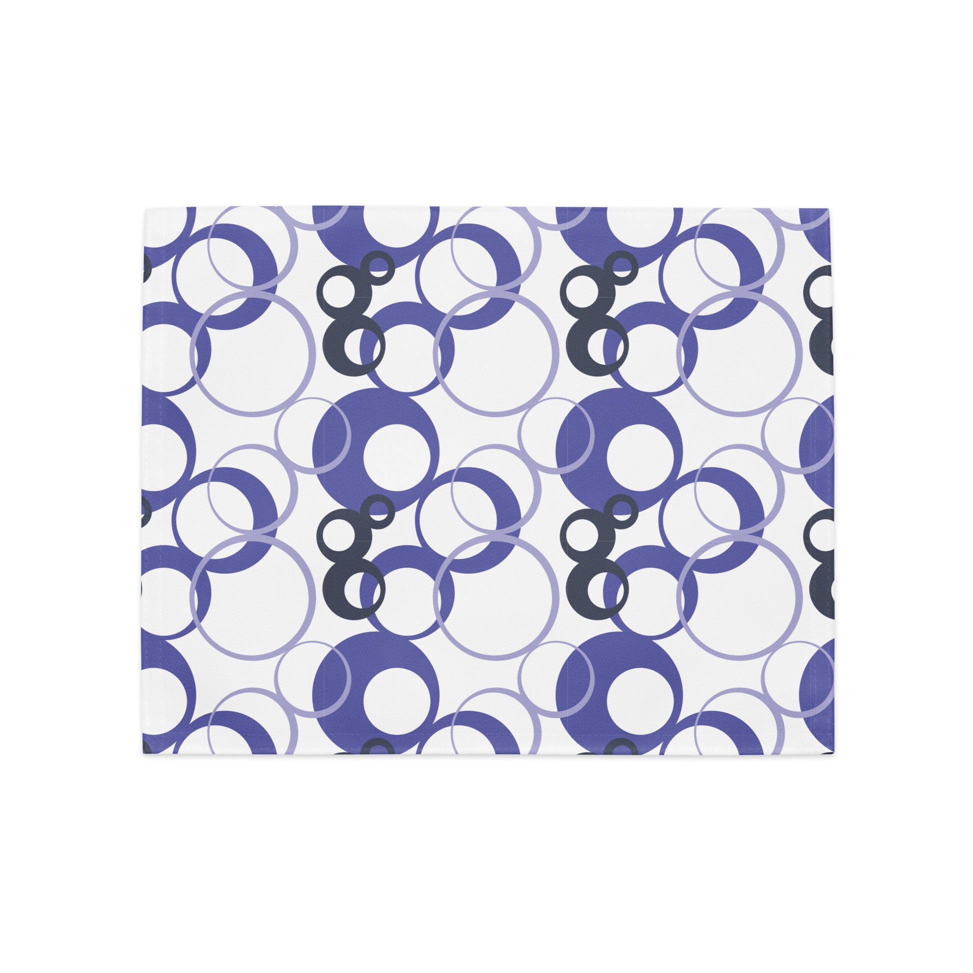 Retro Rings Placemat Set - Vintage Design for Dining Table Decor - Misfit Marketing Design Studios