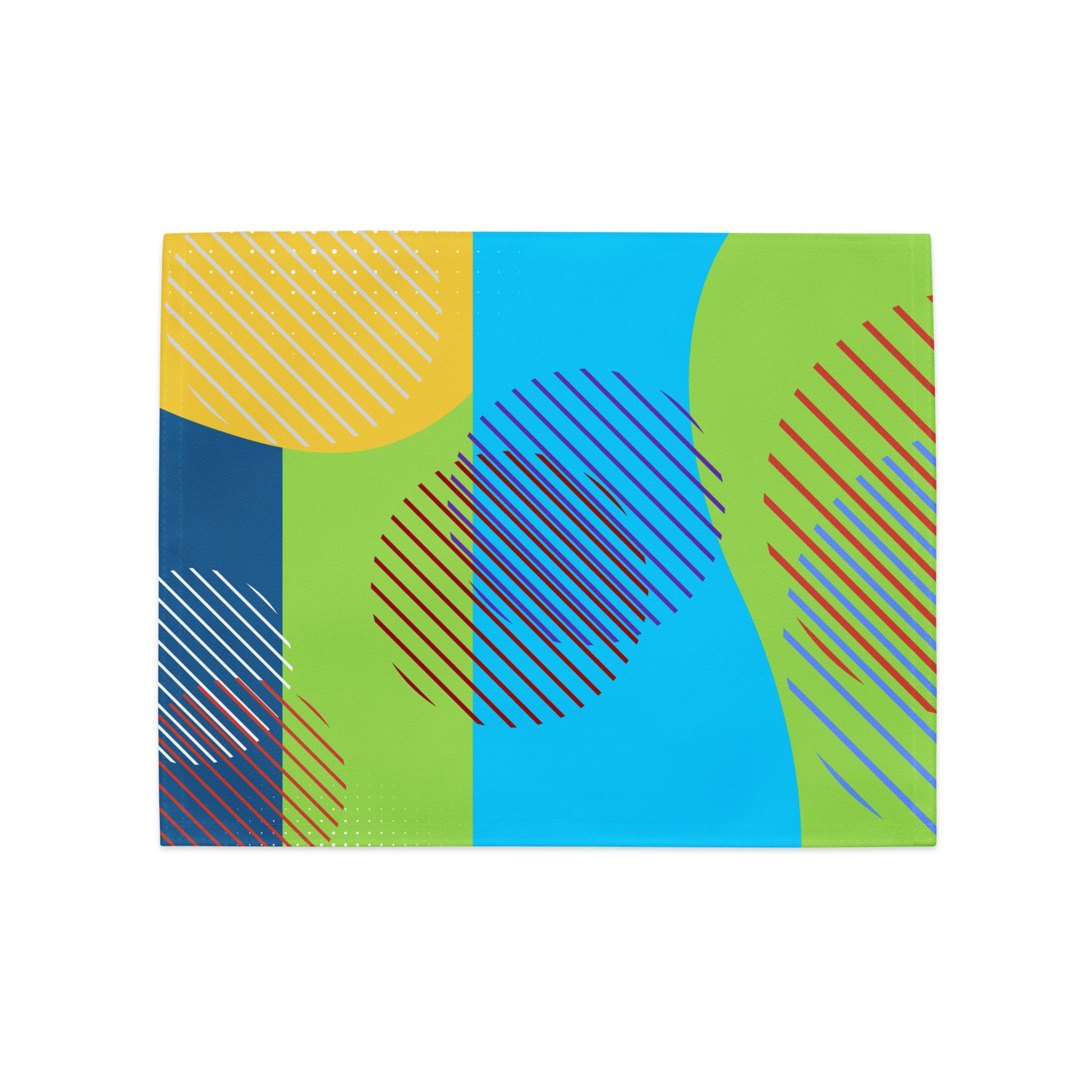 Colorful Abstract Placemat Set - Vibrant Dining Table Decor - Misfit Marketing Design Studios