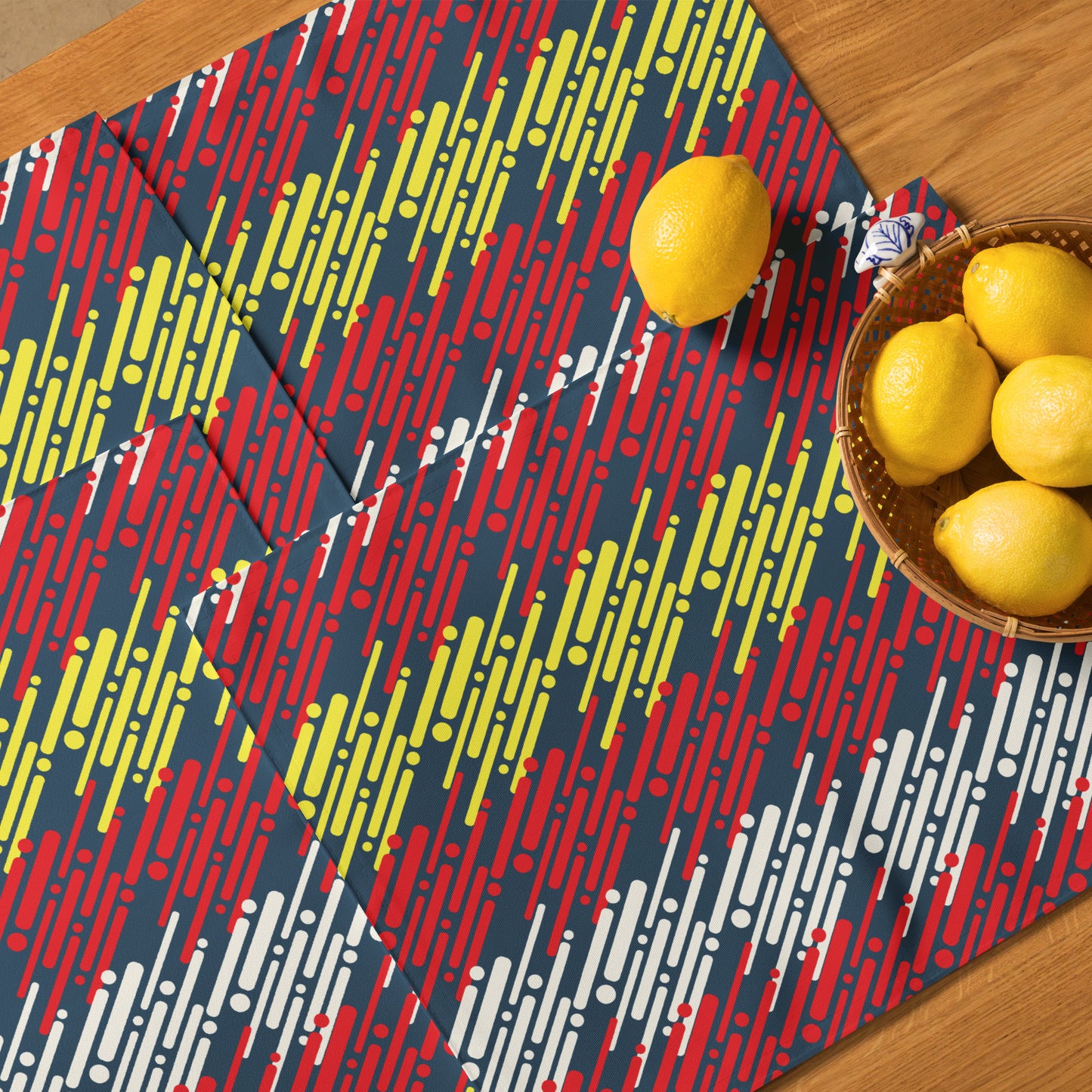 Colorful Placemat Set - Vibrant Multi-Colored Table Mats - Misfit Marketing Design Studios