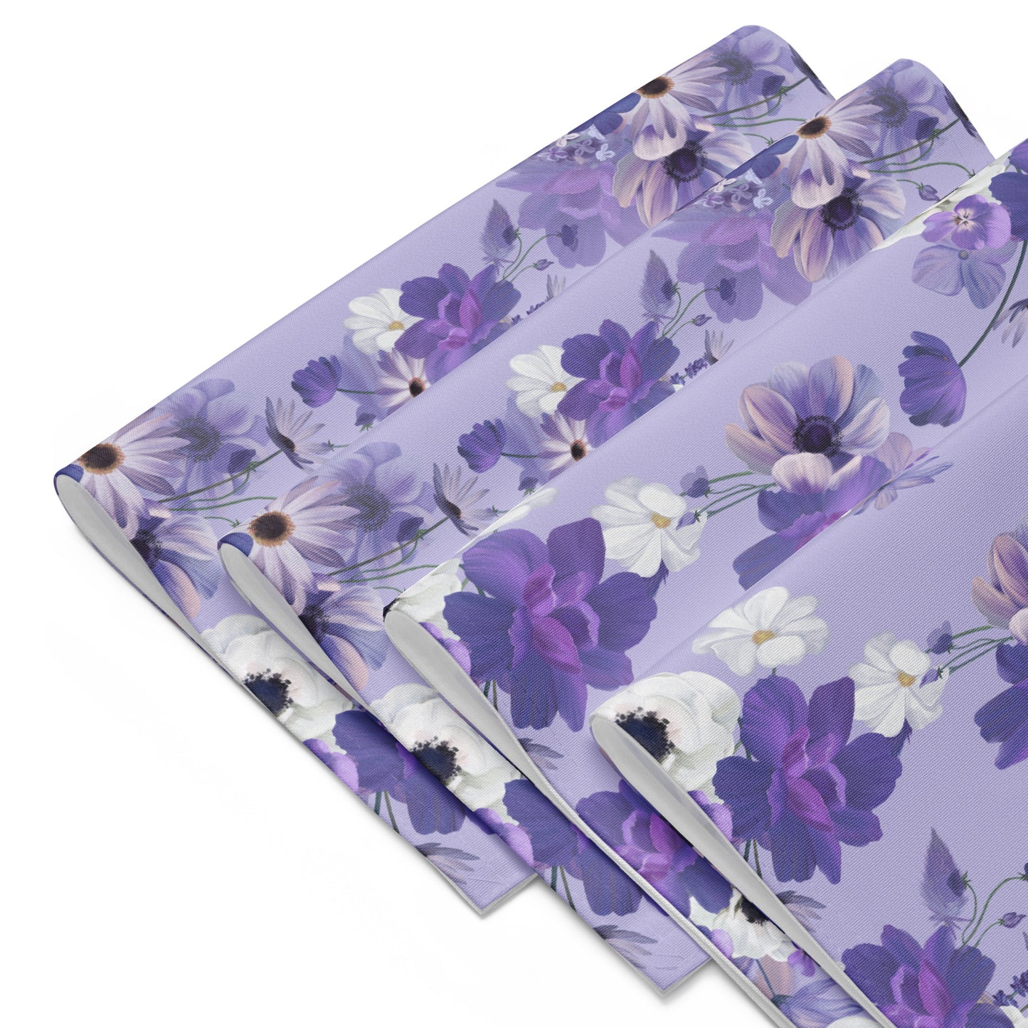 Floral Lilac Placemat Set - Elegant and Functional Dining Accessories - Misfit Marketing Design Studios