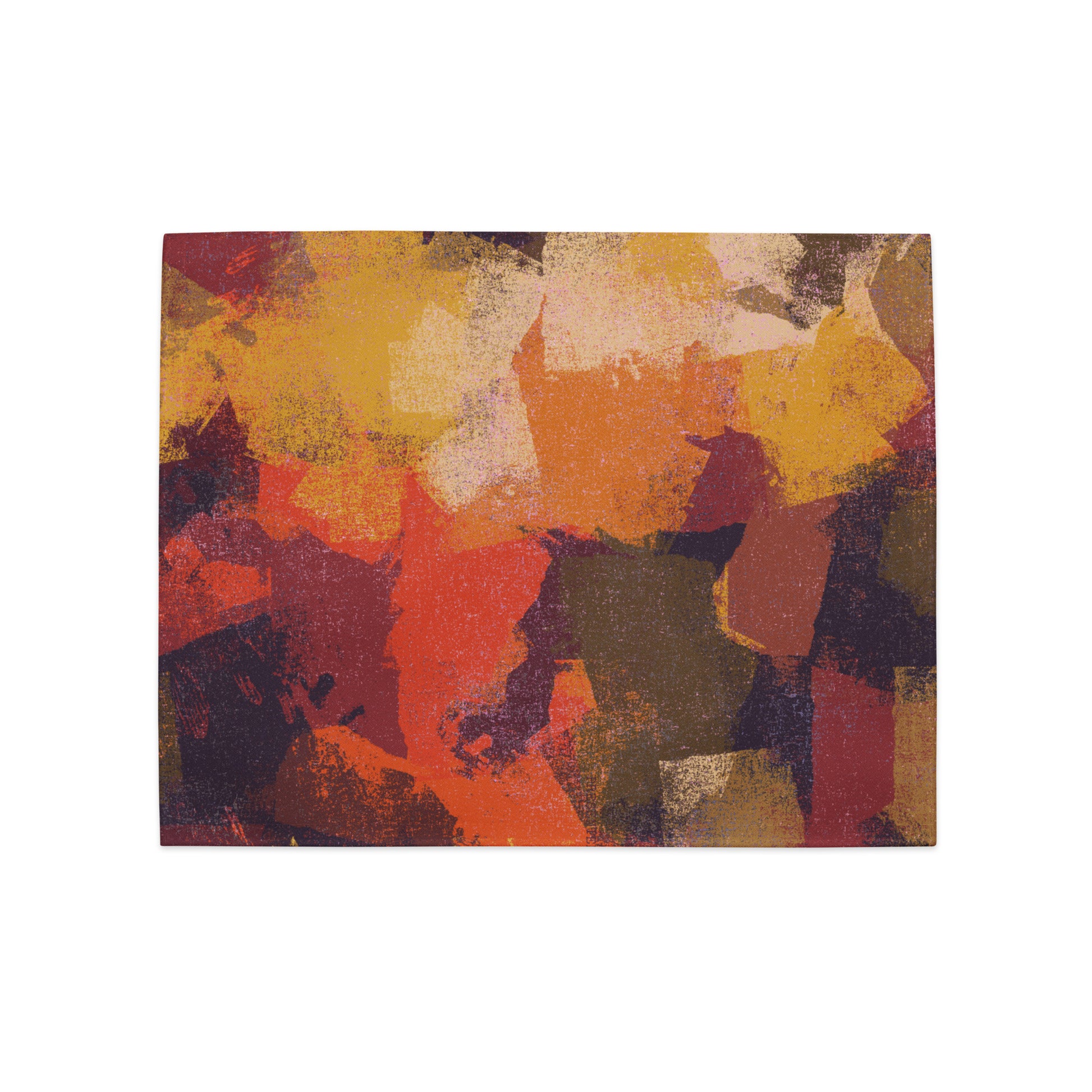 Autumn Abstract Placemat Set - Vibrant Fall Table Decor - Misfit Marketing Design Studios