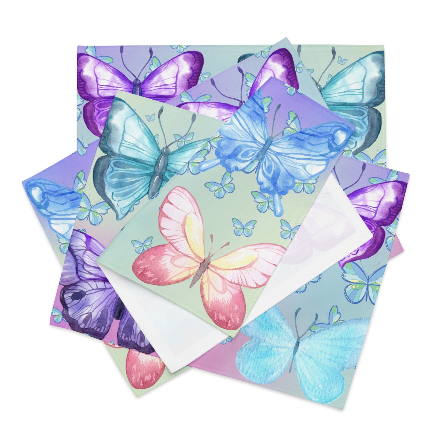 Abstract Butterflies Placemat Set