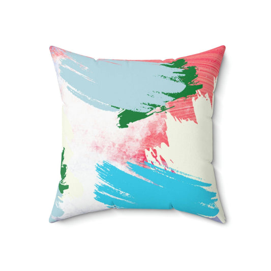 Brush Strokes Accent Pillow - Misfit Marketing Design Studios