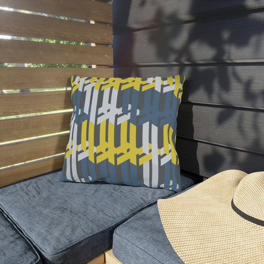 Blue Slate Outdoor Pillows - Misfit Marketing Design Studios