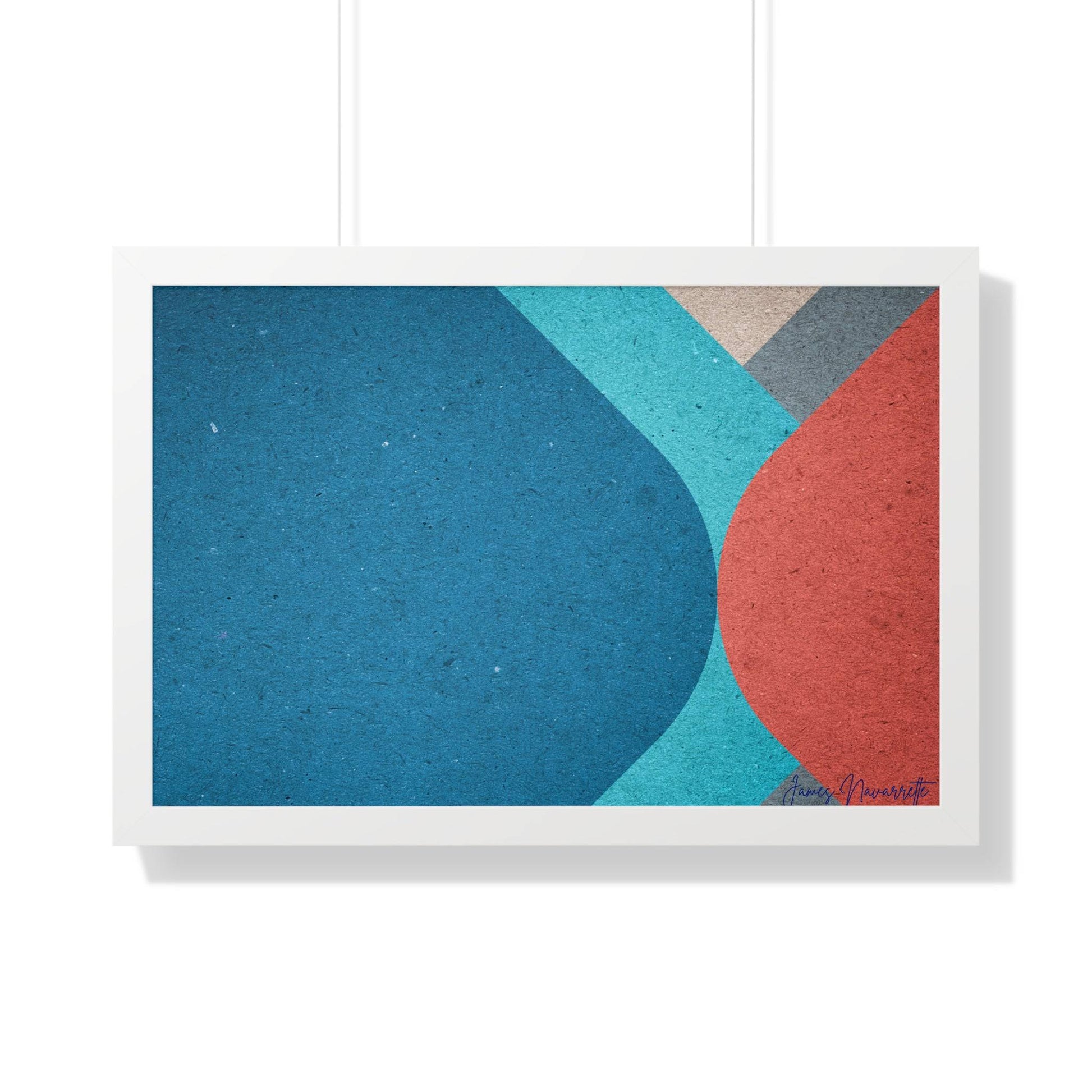 Abstract Retro Framed Art - Misfit Marketing Design Studios