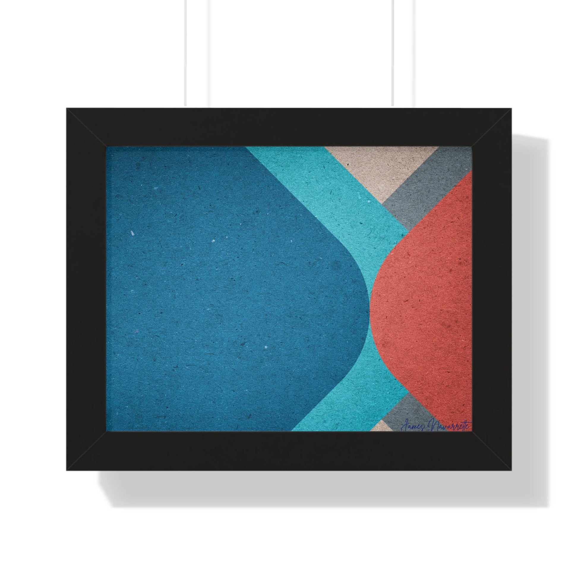 Abstract Retro Framed Art - Misfit Marketing Design Studios