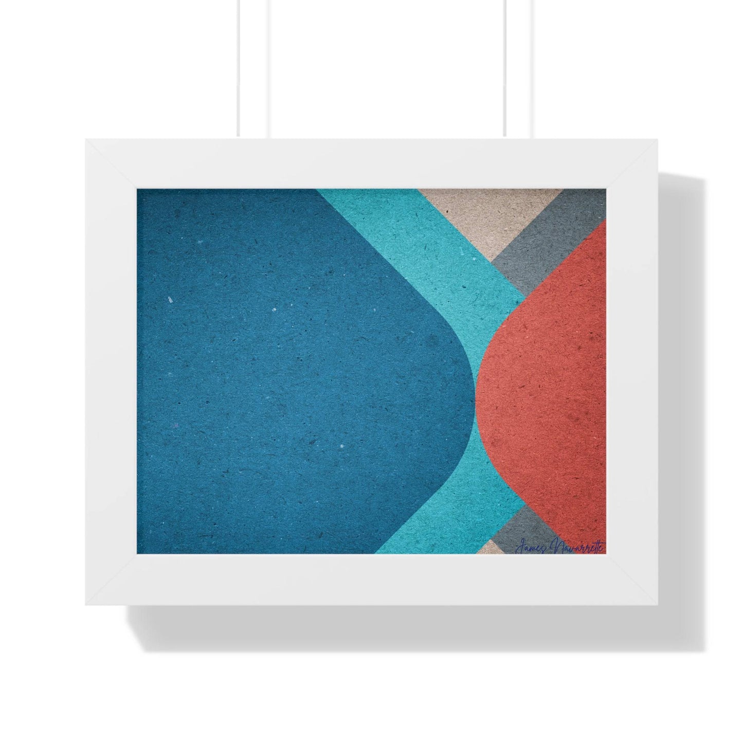 Abstract Retro Framed Art - Misfit Marketing Design Studios