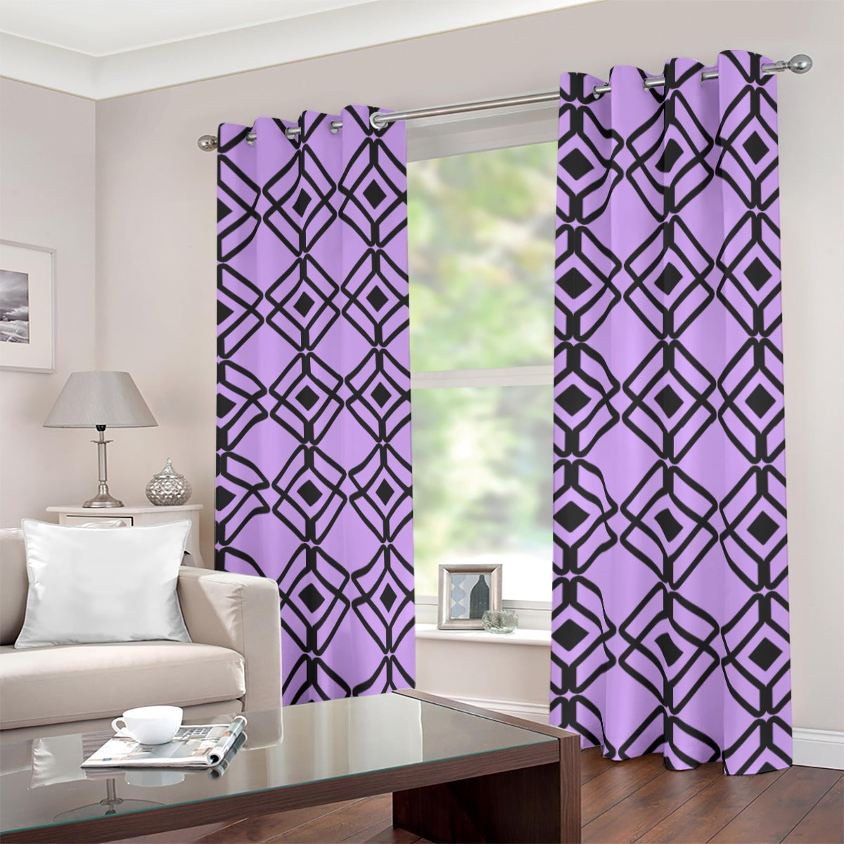 Baby Purple Blackout Grommet Curtains | - Misfit Marketing Designs