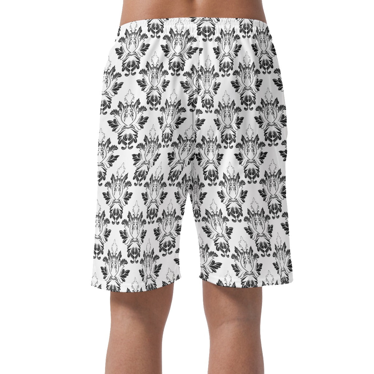 Art Deco Floral Board Shorts - Misfit Marketing Designs