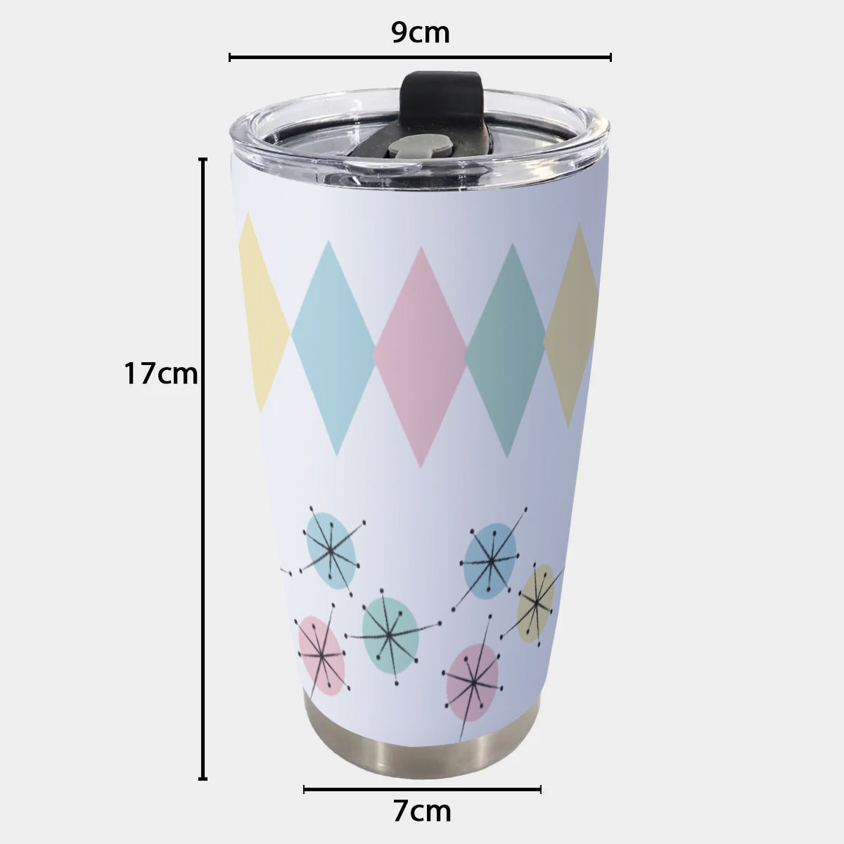 Retro 1950s 20 ozTumbler - Misfit Marketing Designs