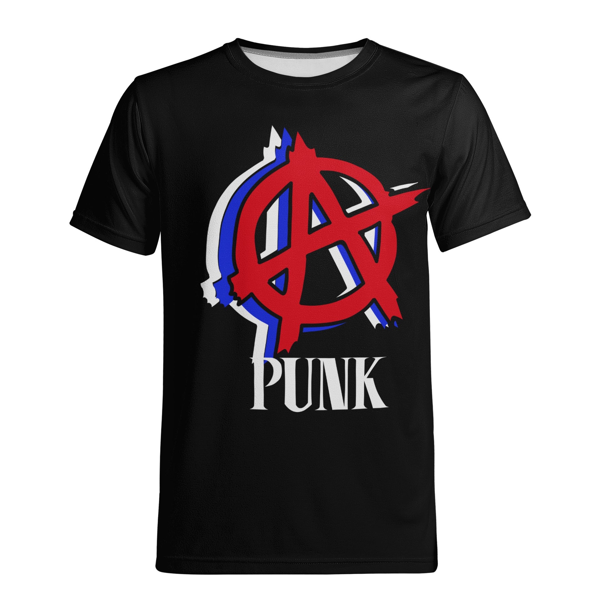 Punk Anarchy T-Shirt - Black - Misfit Marketing Designs