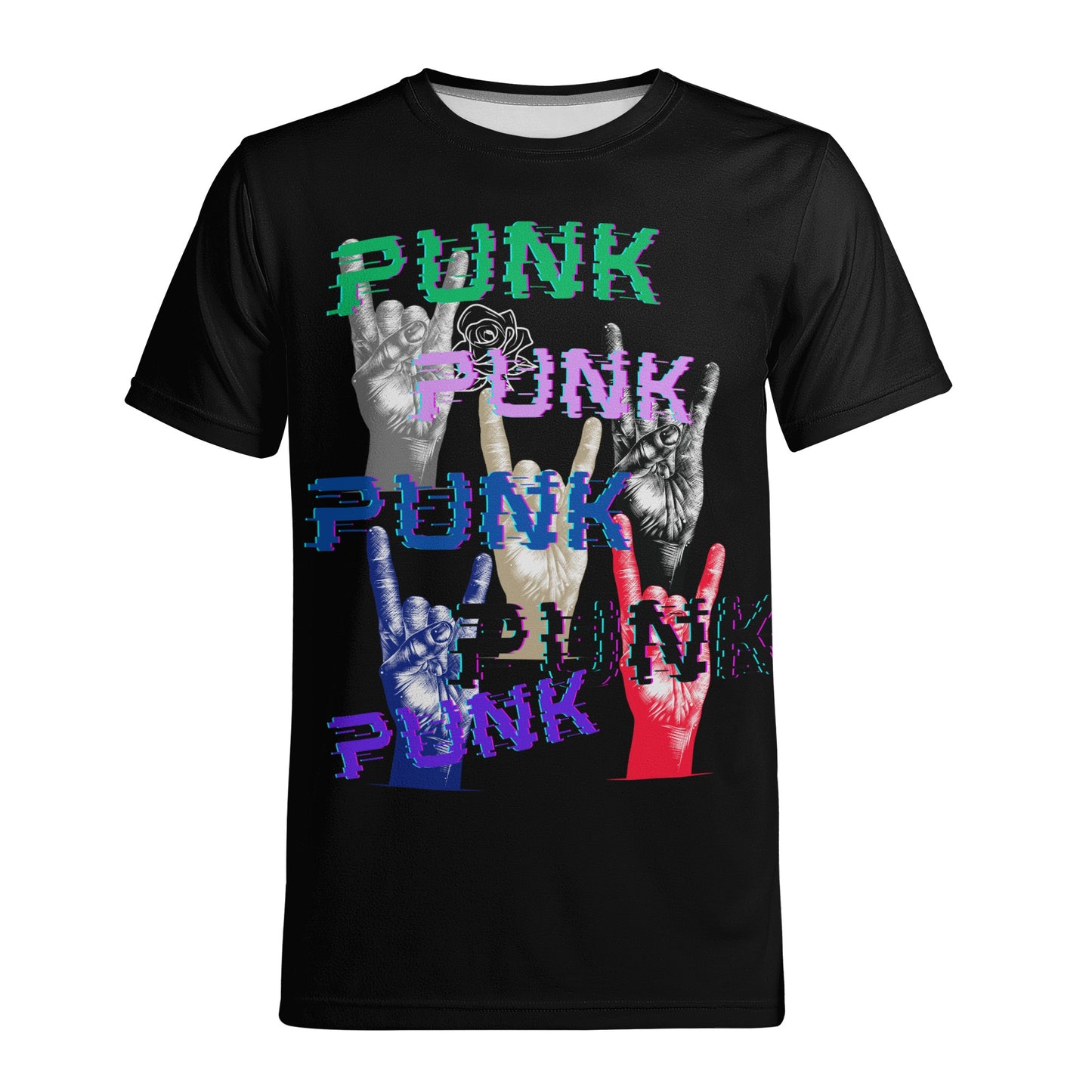 Punk Colors T-Shirt - Misfit Marketing Designs