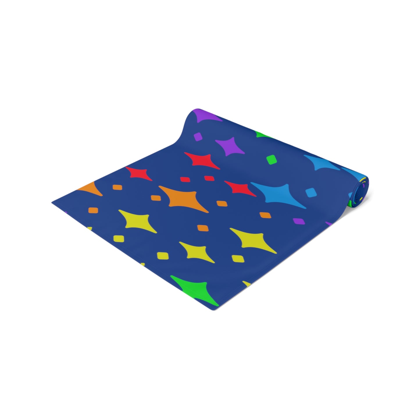 Rainbow Pride Stars Table Runner - Misfit Marketing Designs