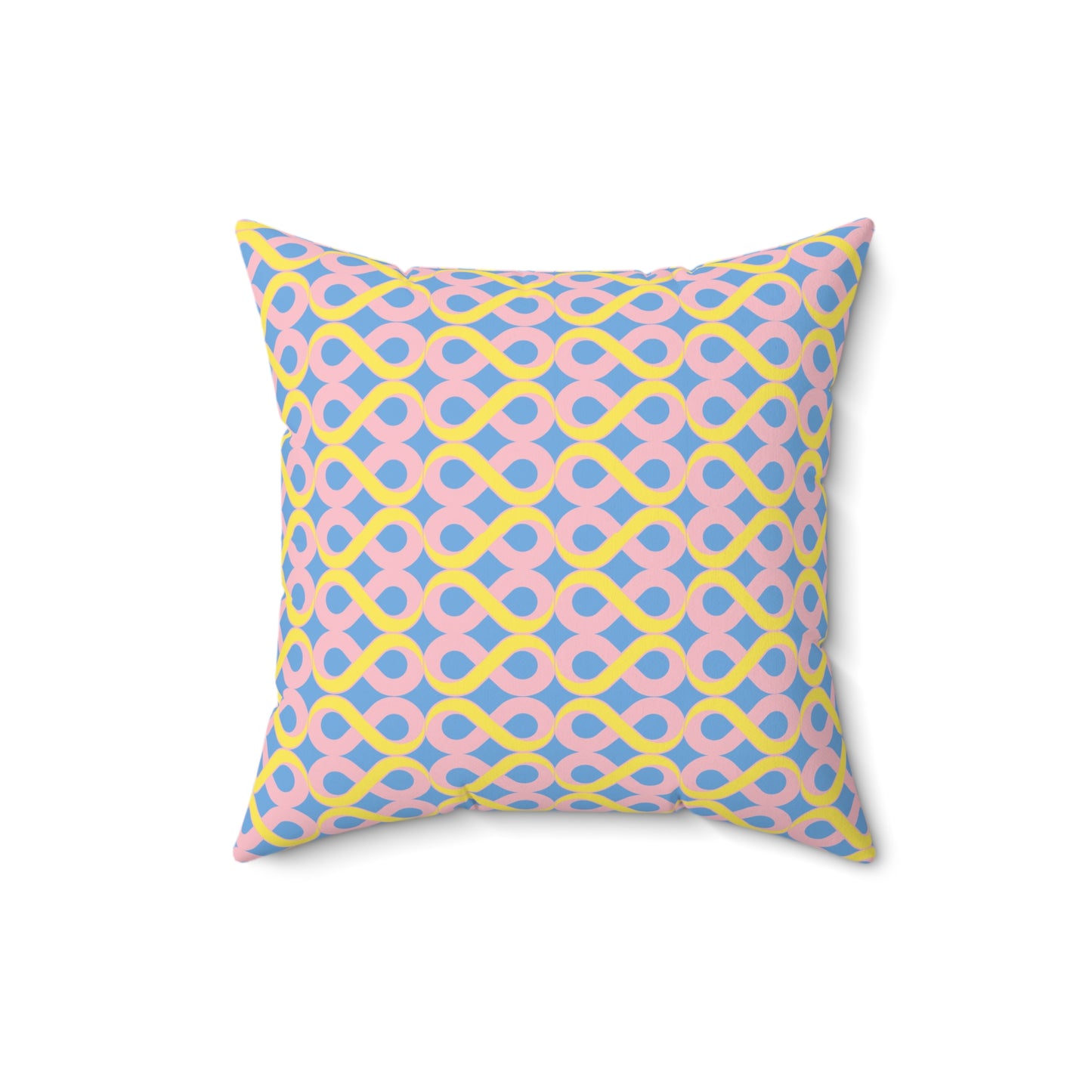 Yellow Twist Suede  Accent Pillow - Misfit Marketing Designs