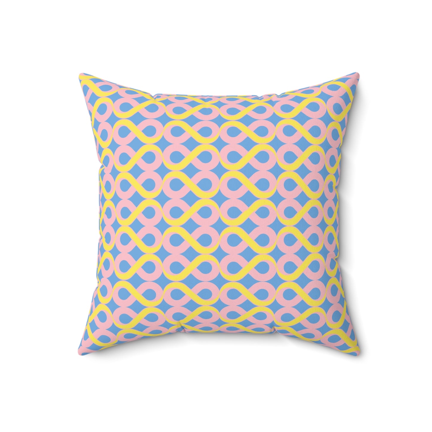 Yellow Twist Suede  Accent Pillow - Misfit Marketing Designs