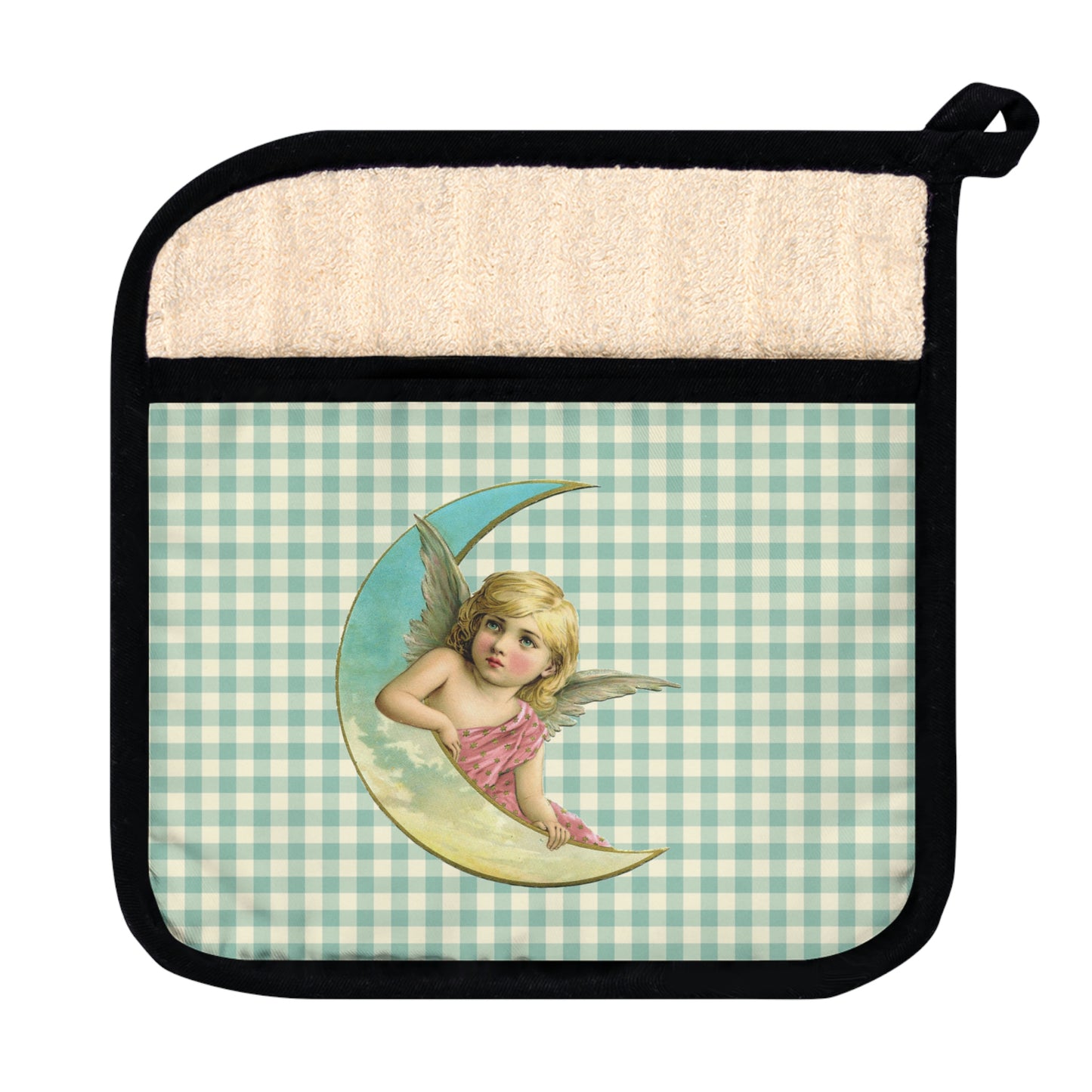 Moon Cherub Vintage-inspired Pot Holder - Misfit Marketing Designs