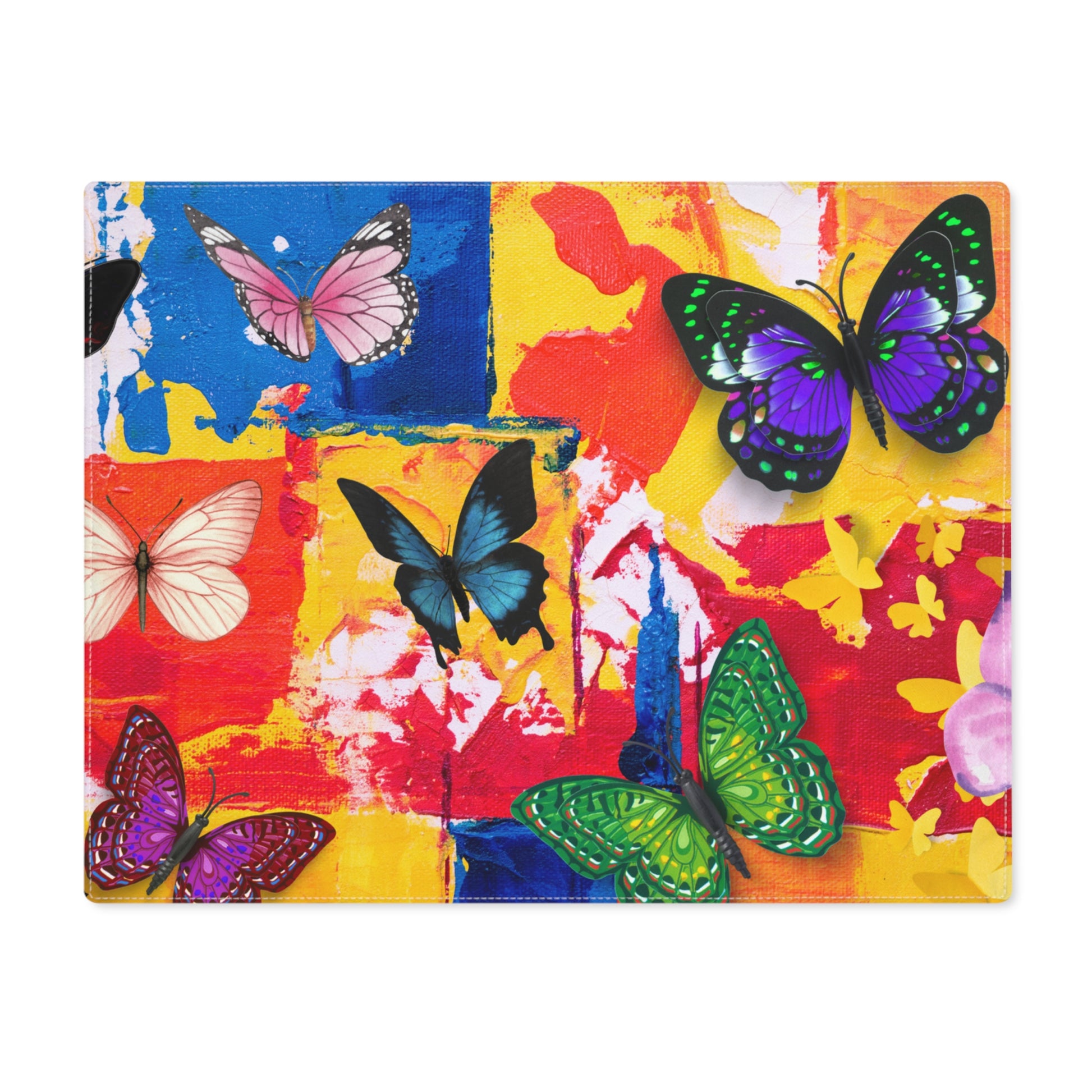 Abstract Butterflies Placemat - Misfit Marketing Designs