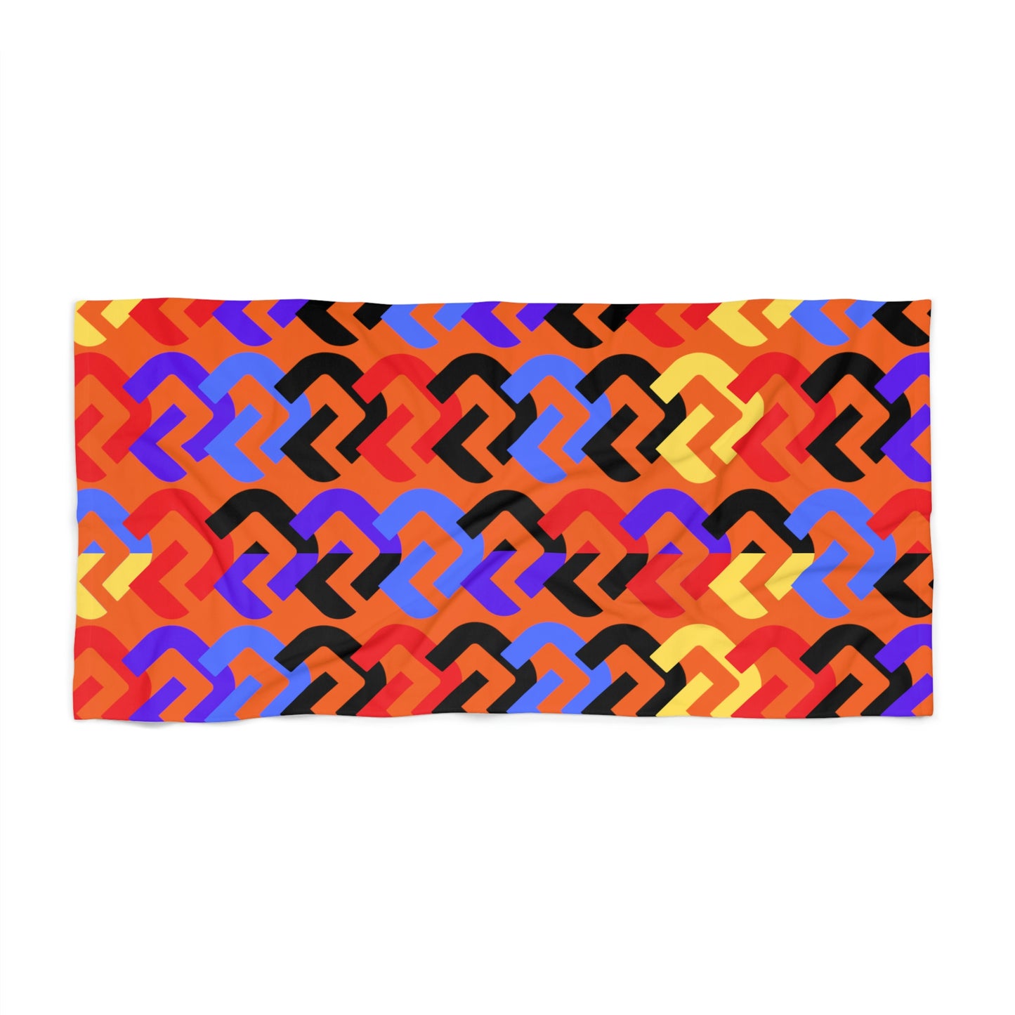 Colorful Links Beach Towel - Misfit Marketing Designs