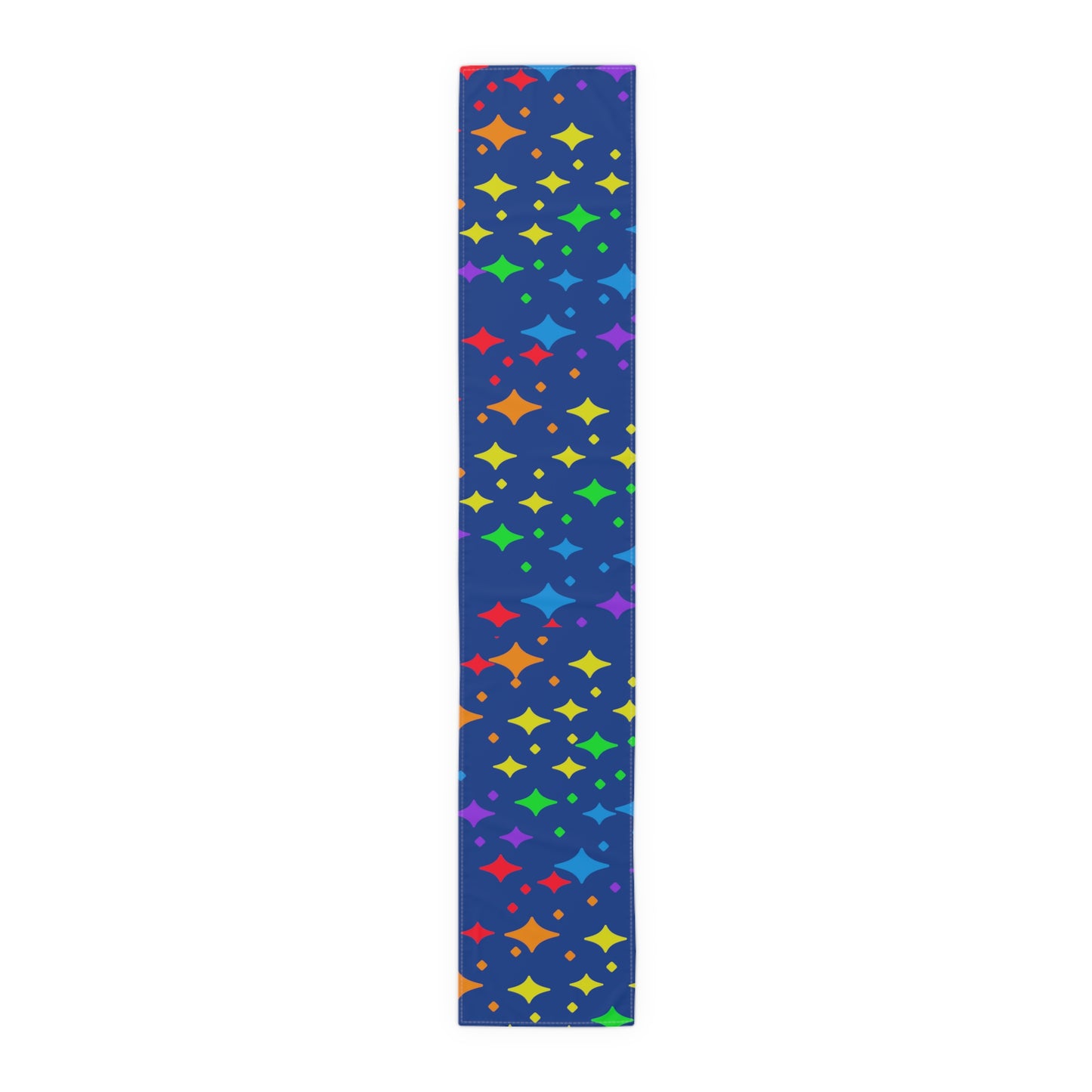 Rainbow Pride Stars Table Runner - Misfit Marketing Designs