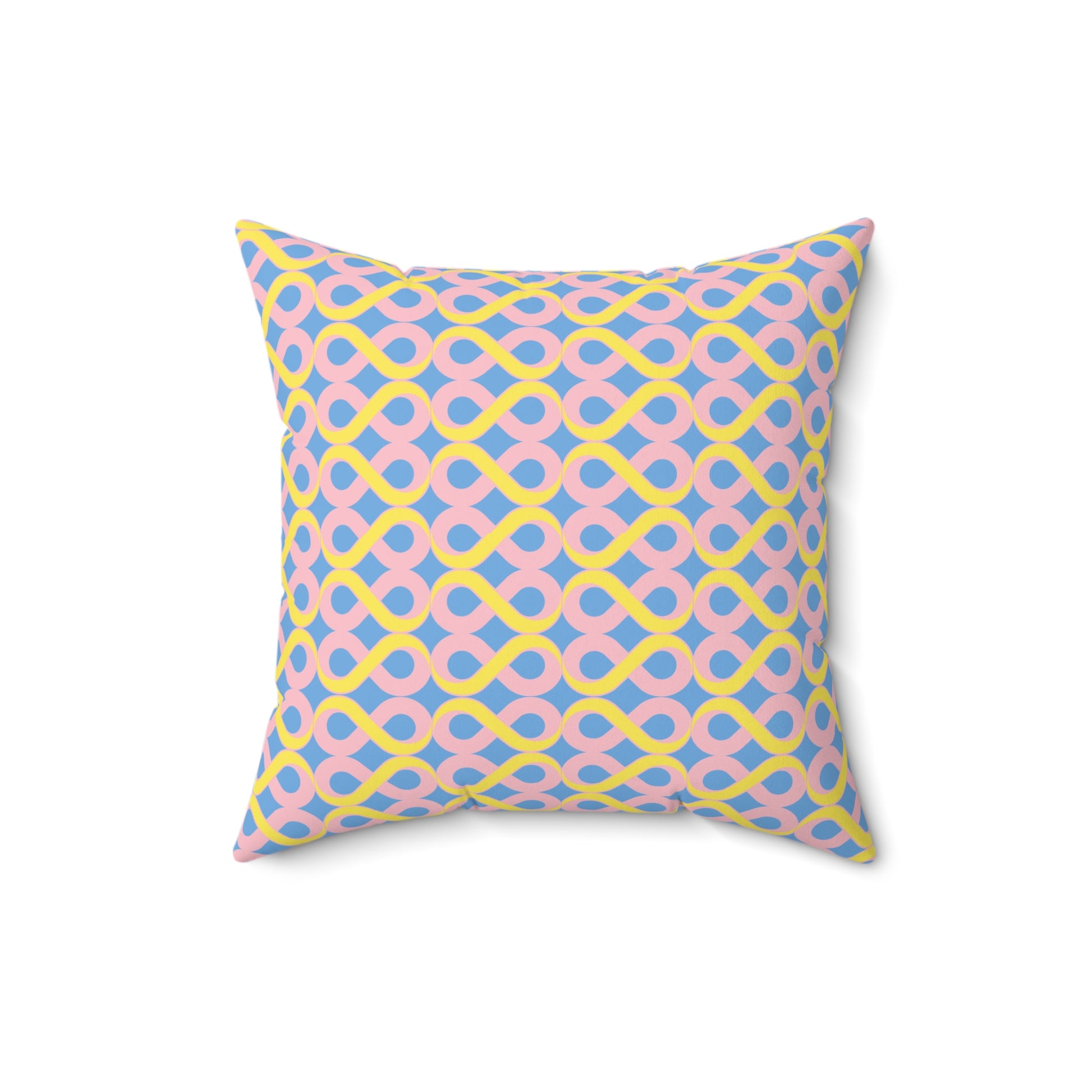 Yellow Twist Suede  Accent Pillow - Misfit Marketing Designs