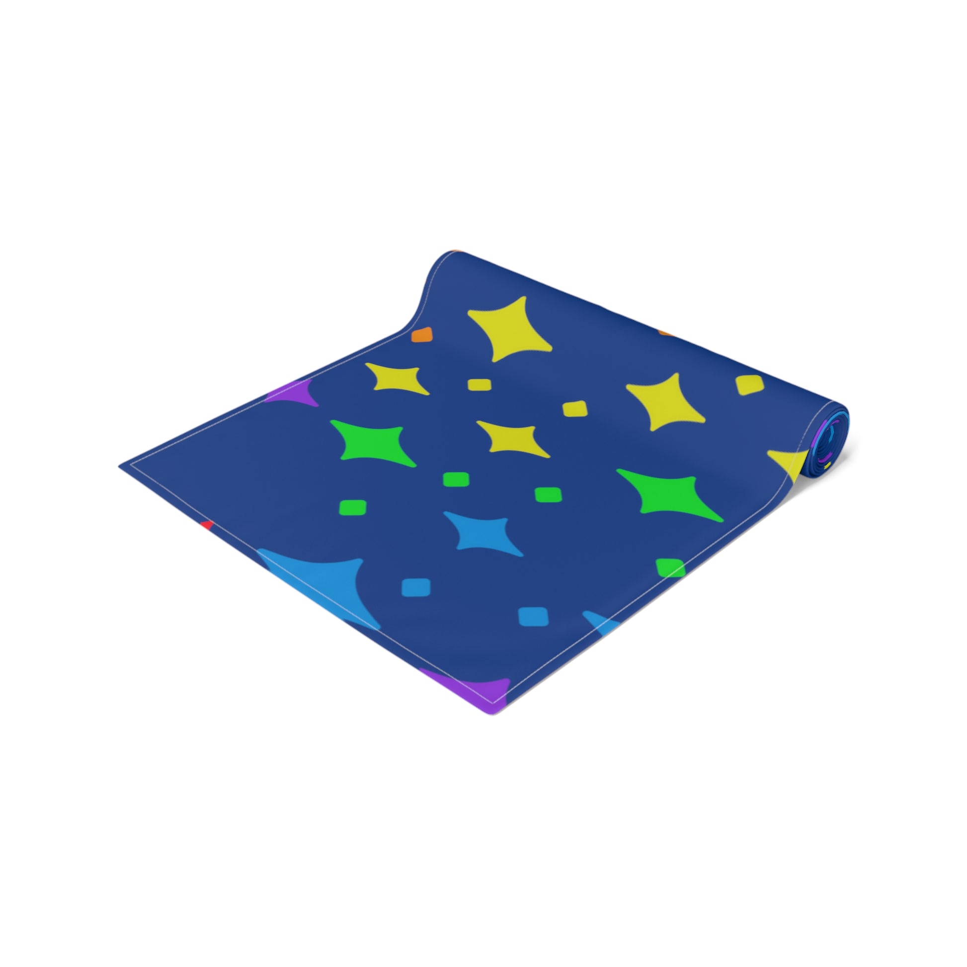 Rainbow Pride Stars Table Runner - Misfit Marketing Designs