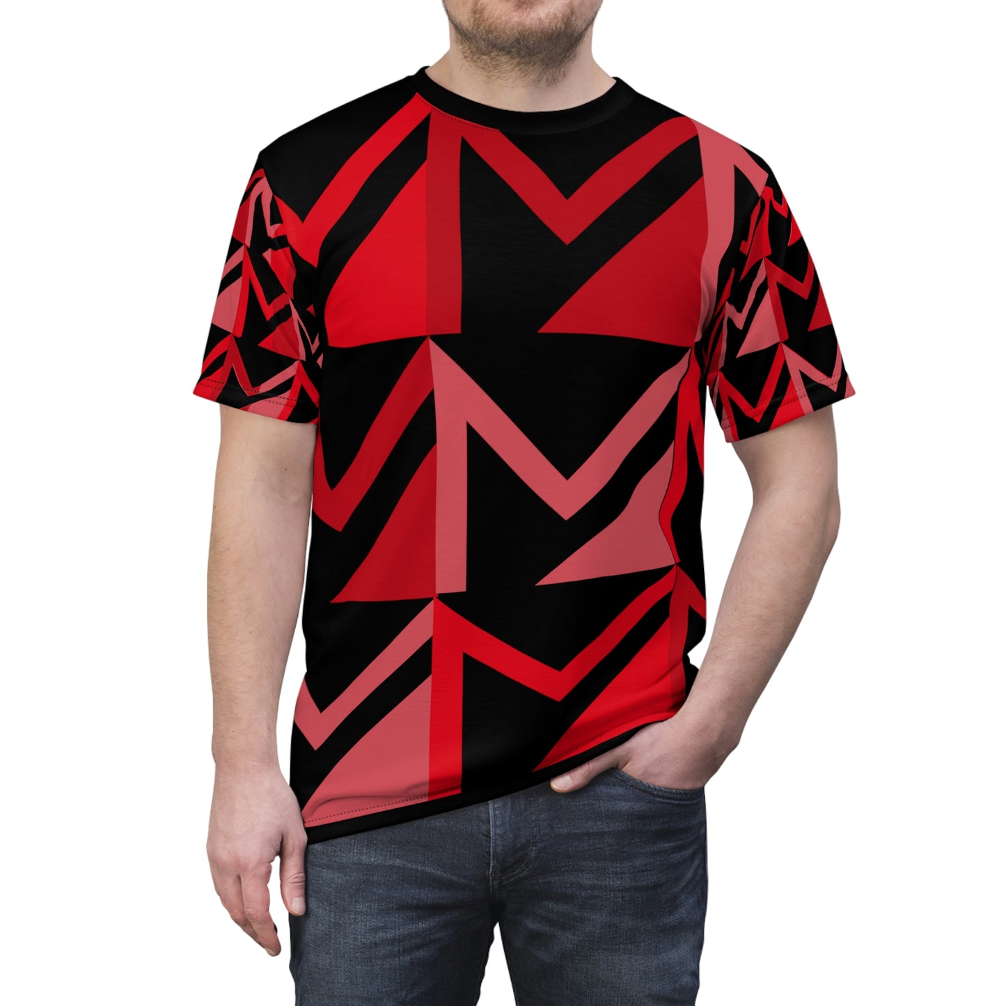 Misfits RedLines T-Shirt-Black - Misfit Marketing Designs