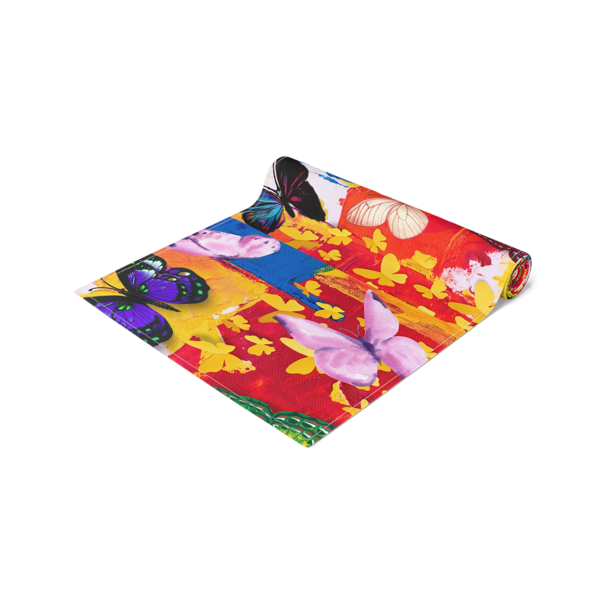 Abstract Butterflies Table Runner - Misfit Marketing Designs