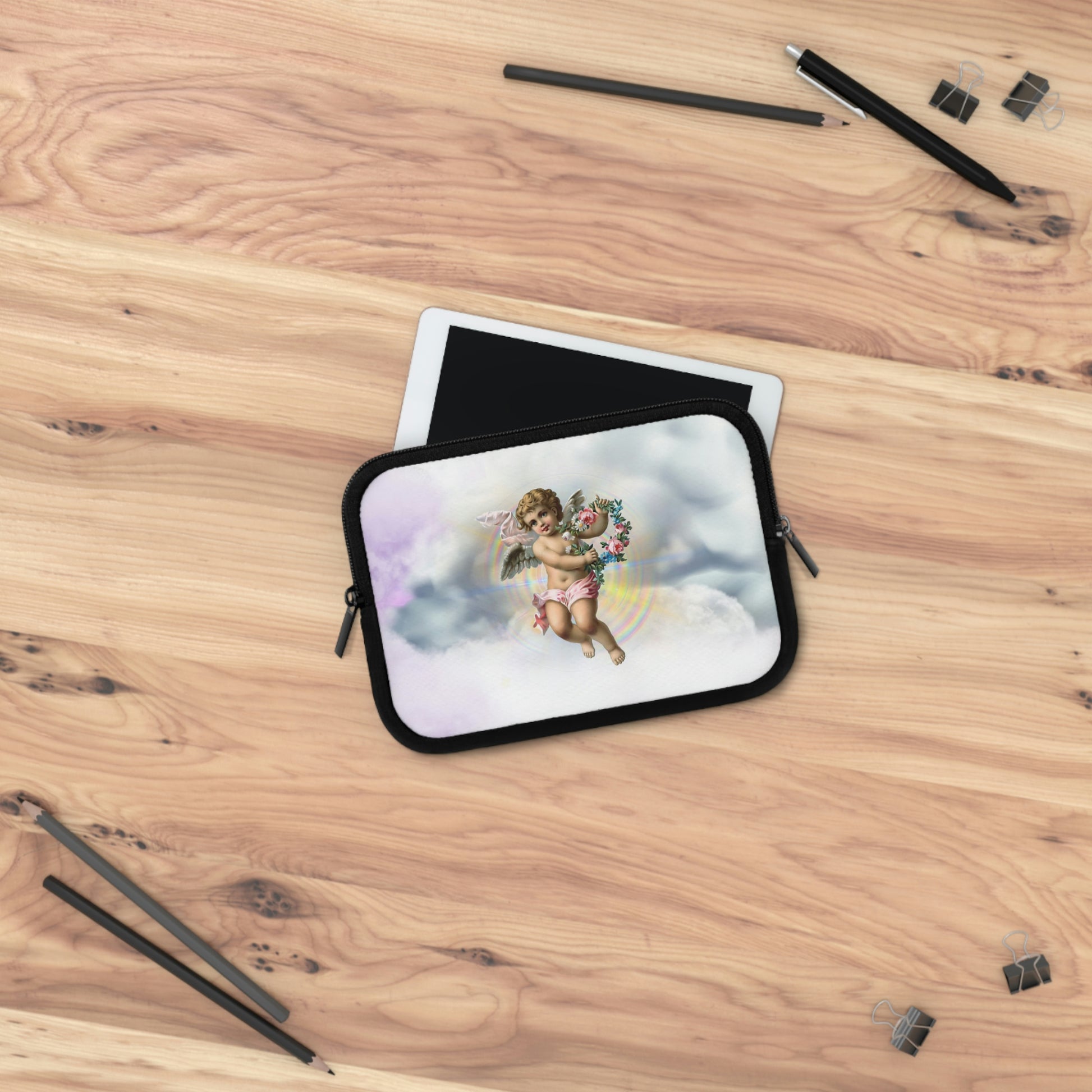 Cherub Cloud Laptop Sleeve - Misfit Marketing Designs