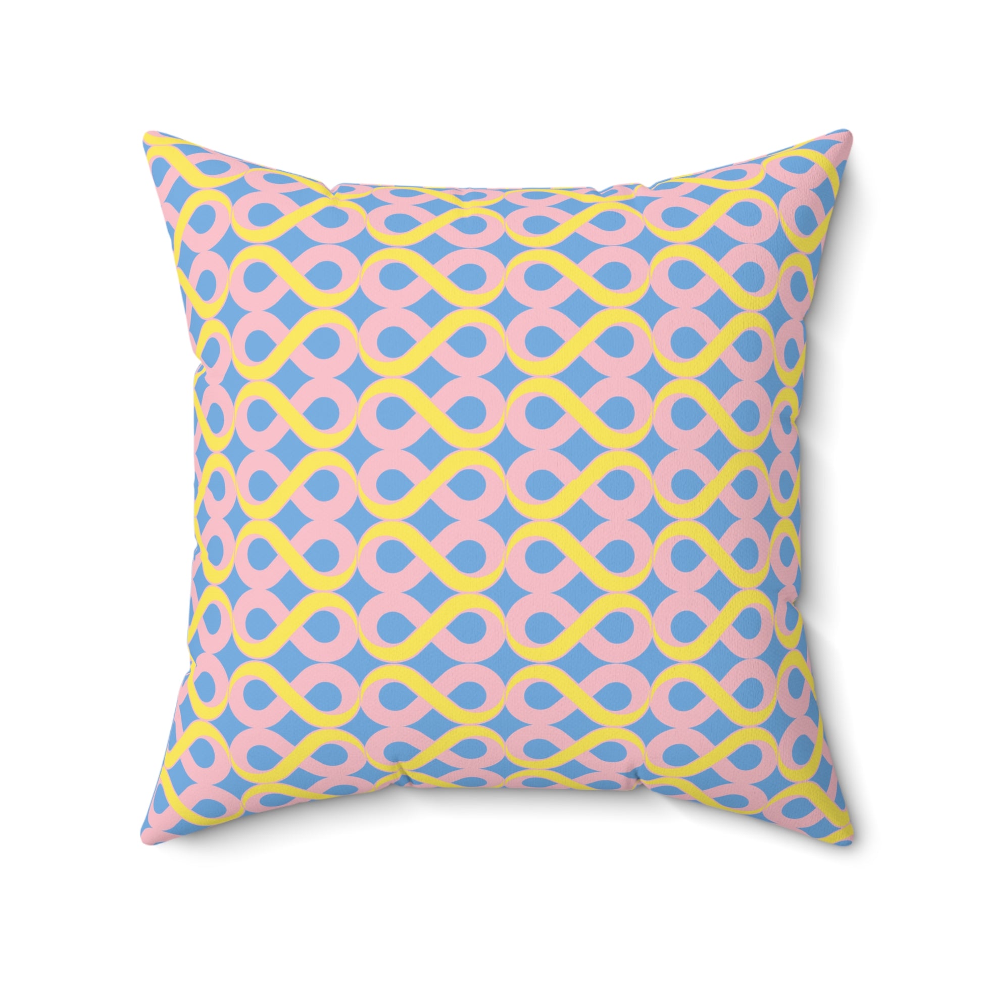 Yellow Twist Suede  Accent Pillow - Misfit Marketing Designs