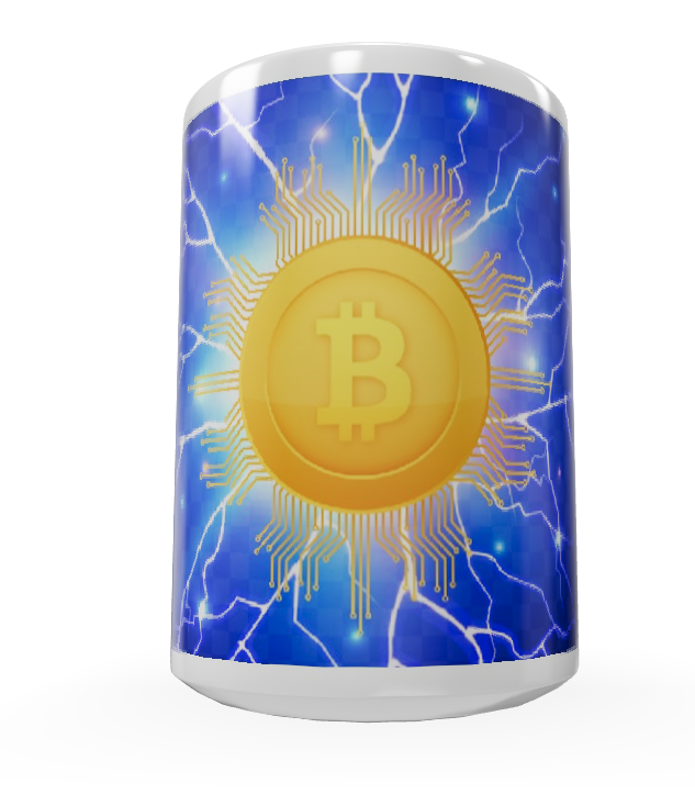 Bitcoin Coffee Mug - Misfit Marketing Designs