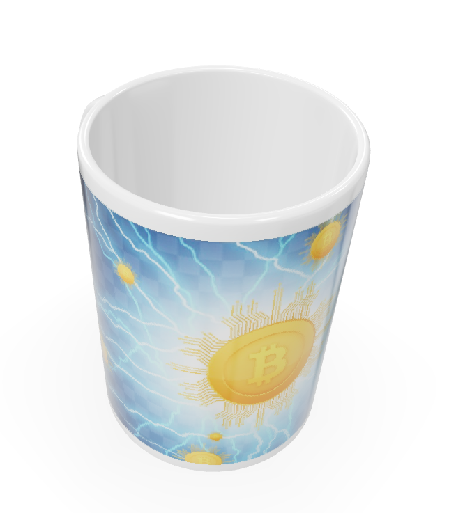 Bitcoin-Blockchain Coffee Mug - Misfit Marketing Designs