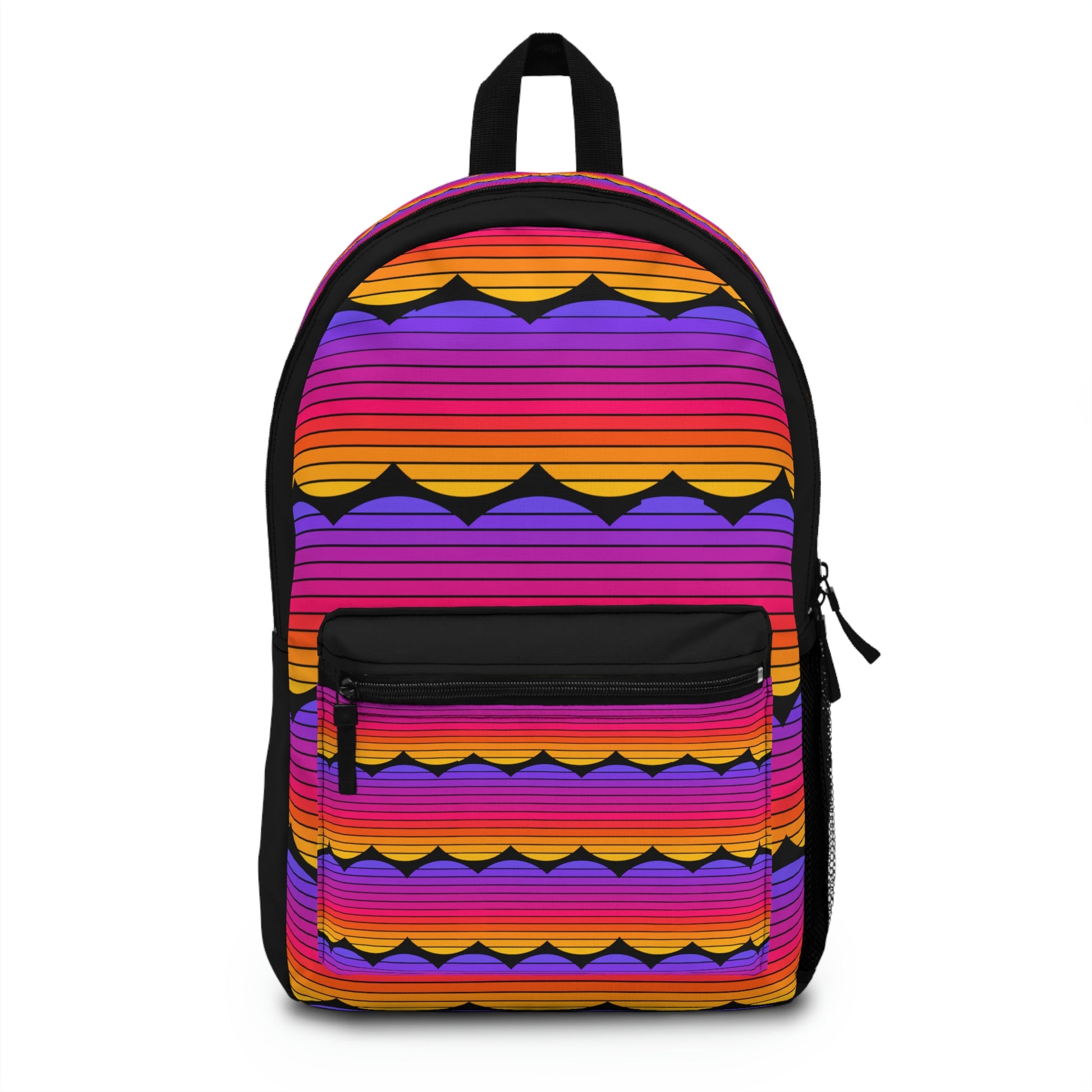 Retro Sunset Backpack - Misfit Marketing Designs