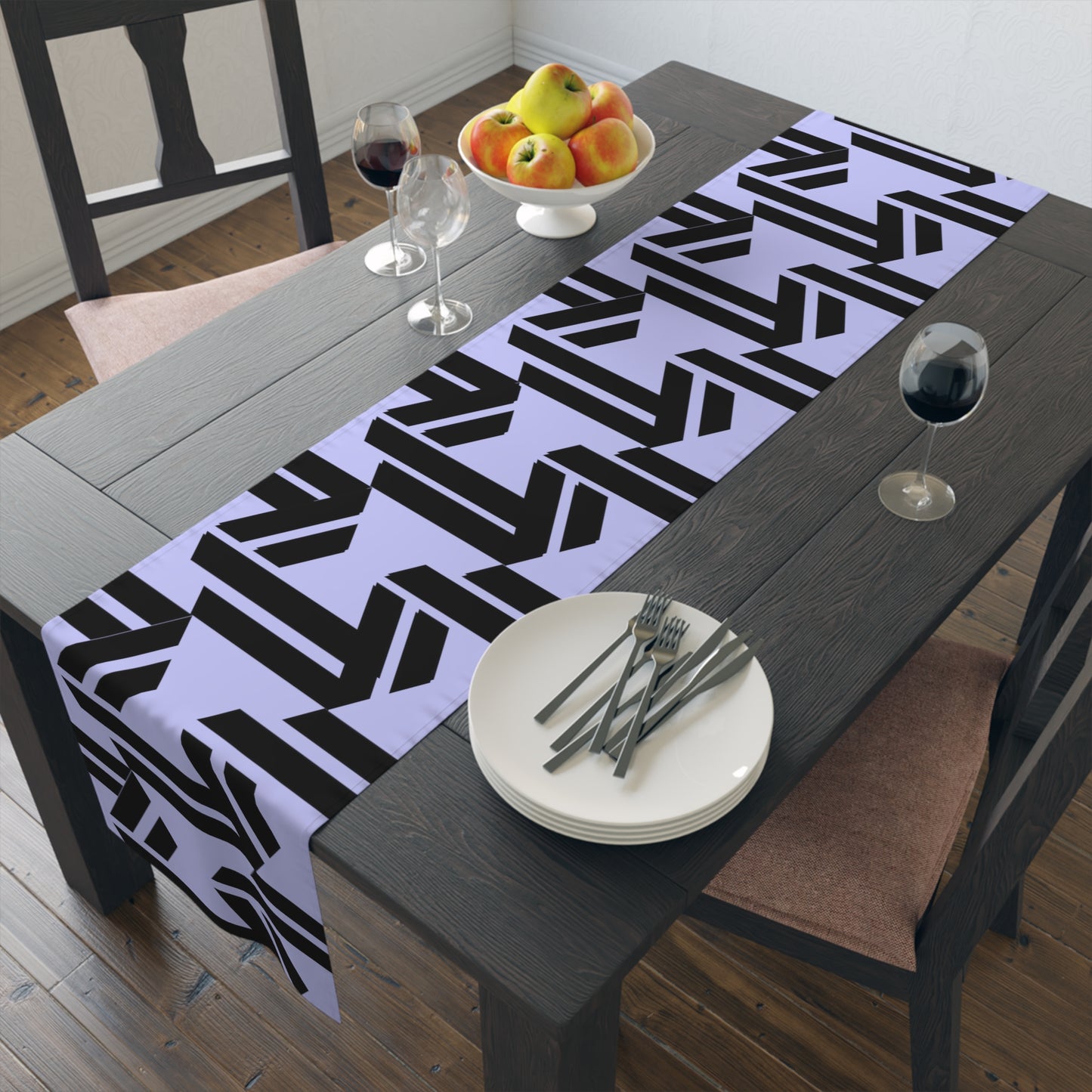 Lavender Blue Table Runner - Misfit Marketing Designs