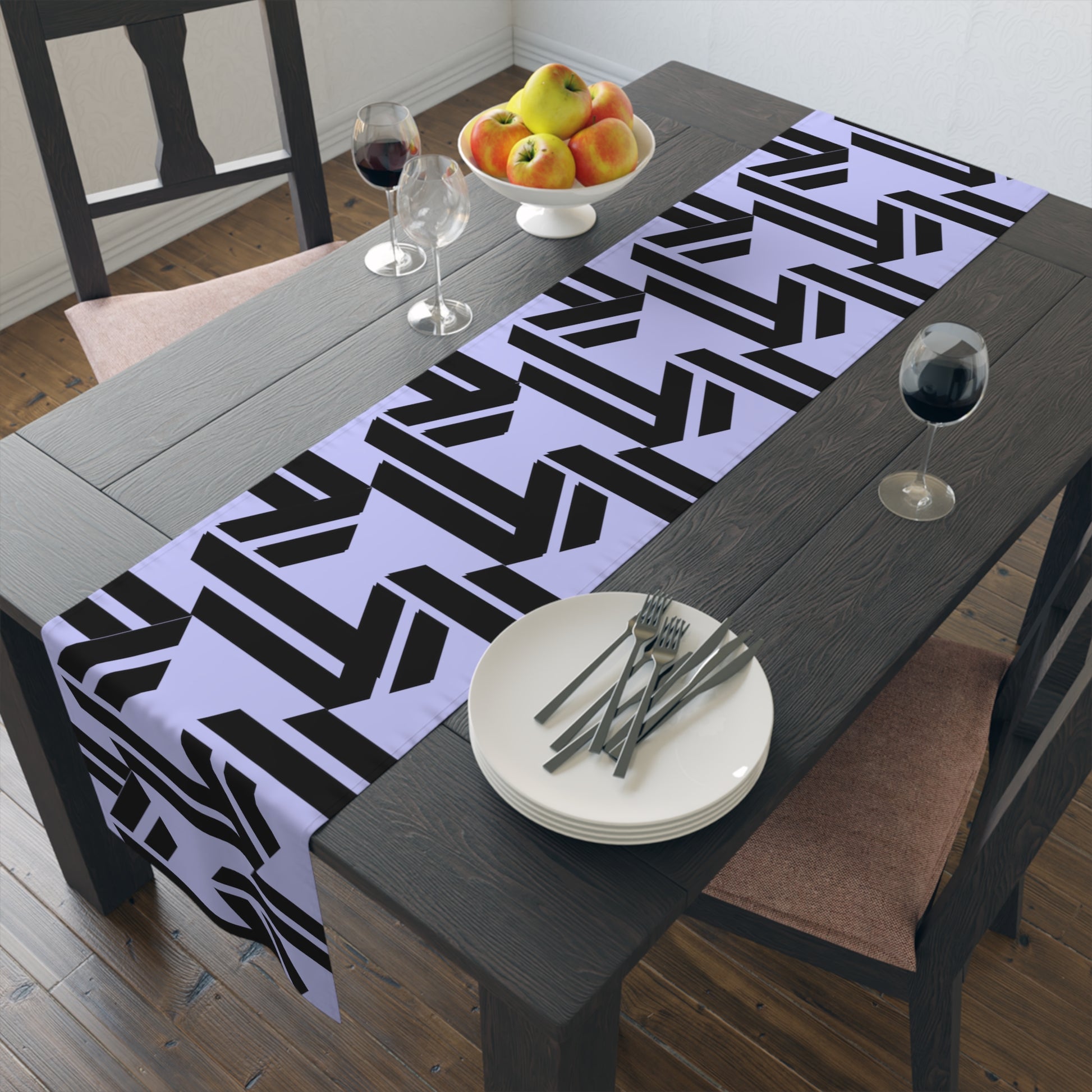 Lavender Blue Table Runner - Misfit Marketing Designs