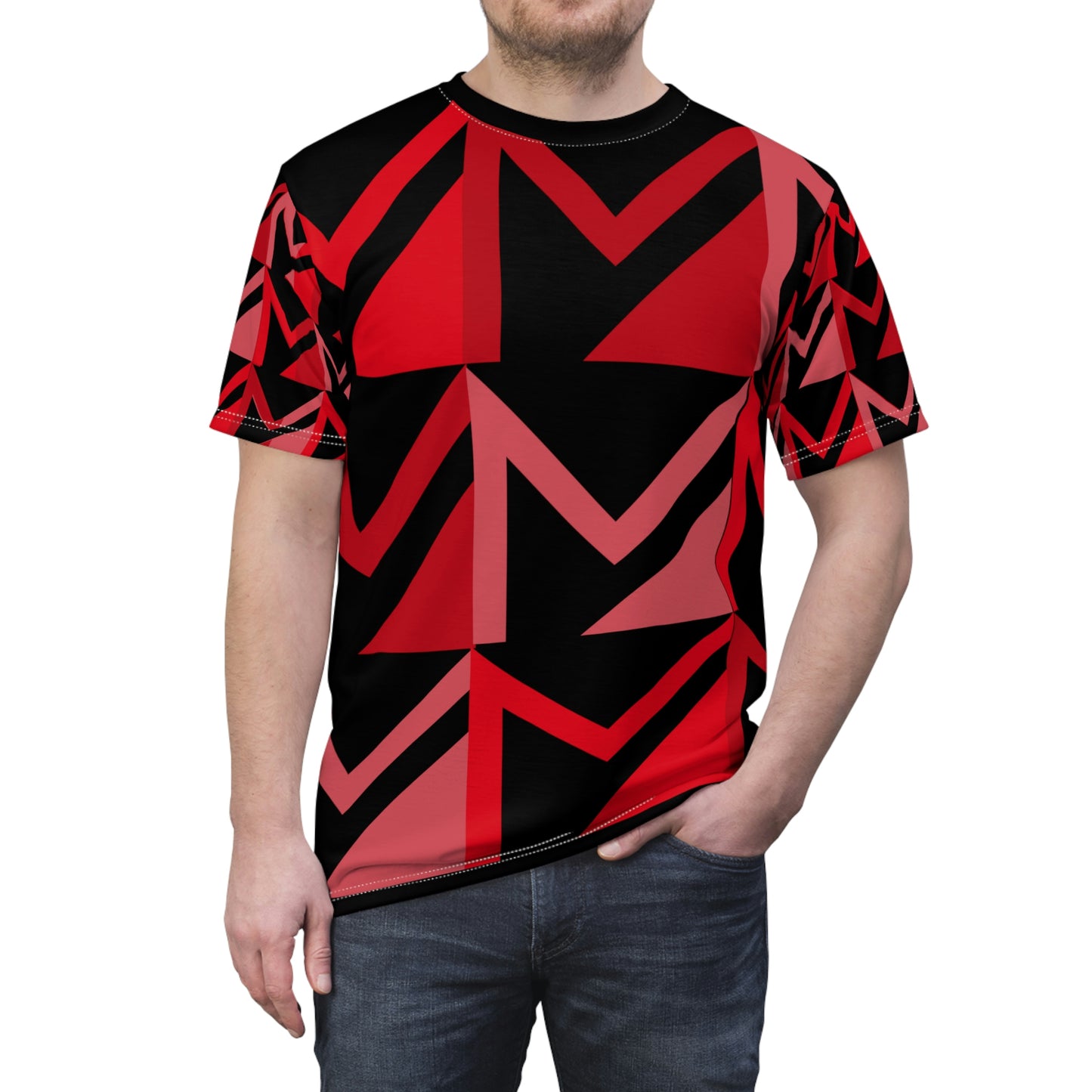 Misfits RedLines T-Shirt-Black - Misfit Marketing Designs