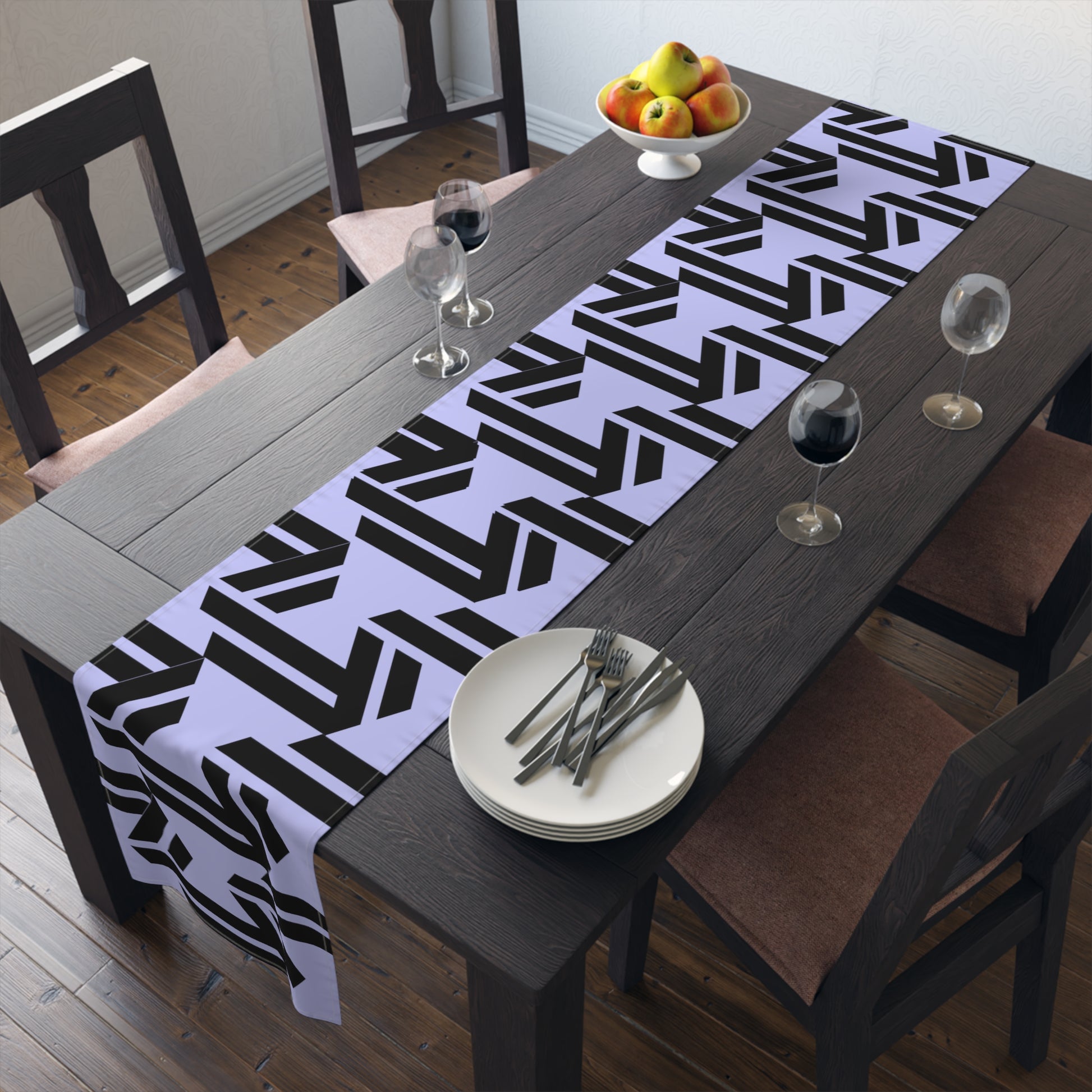 Lavender Blue Table Runner - Misfit Marketing Designs