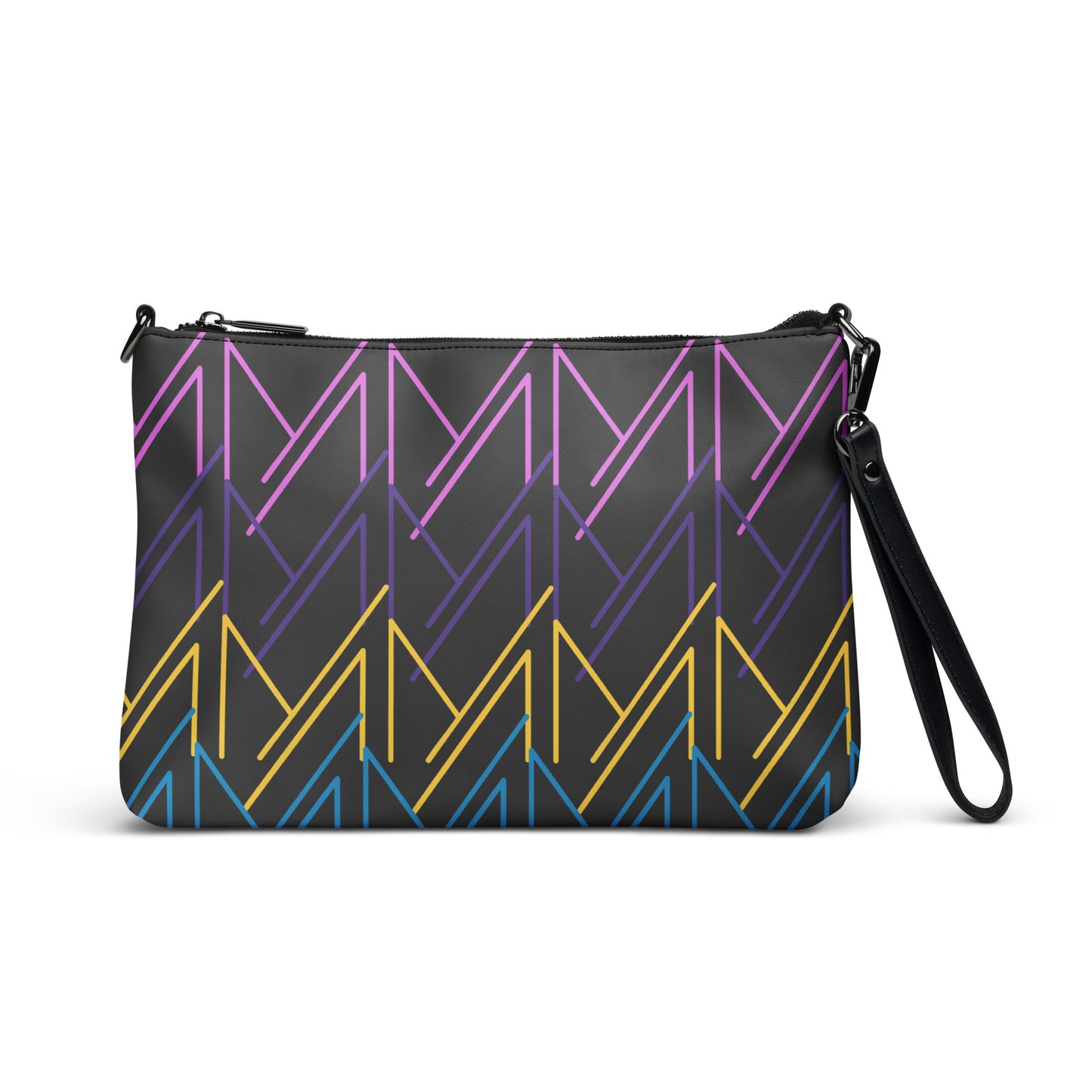 Purple Misfits ColorLines Crossbody bag - Misfit Marketing Designs