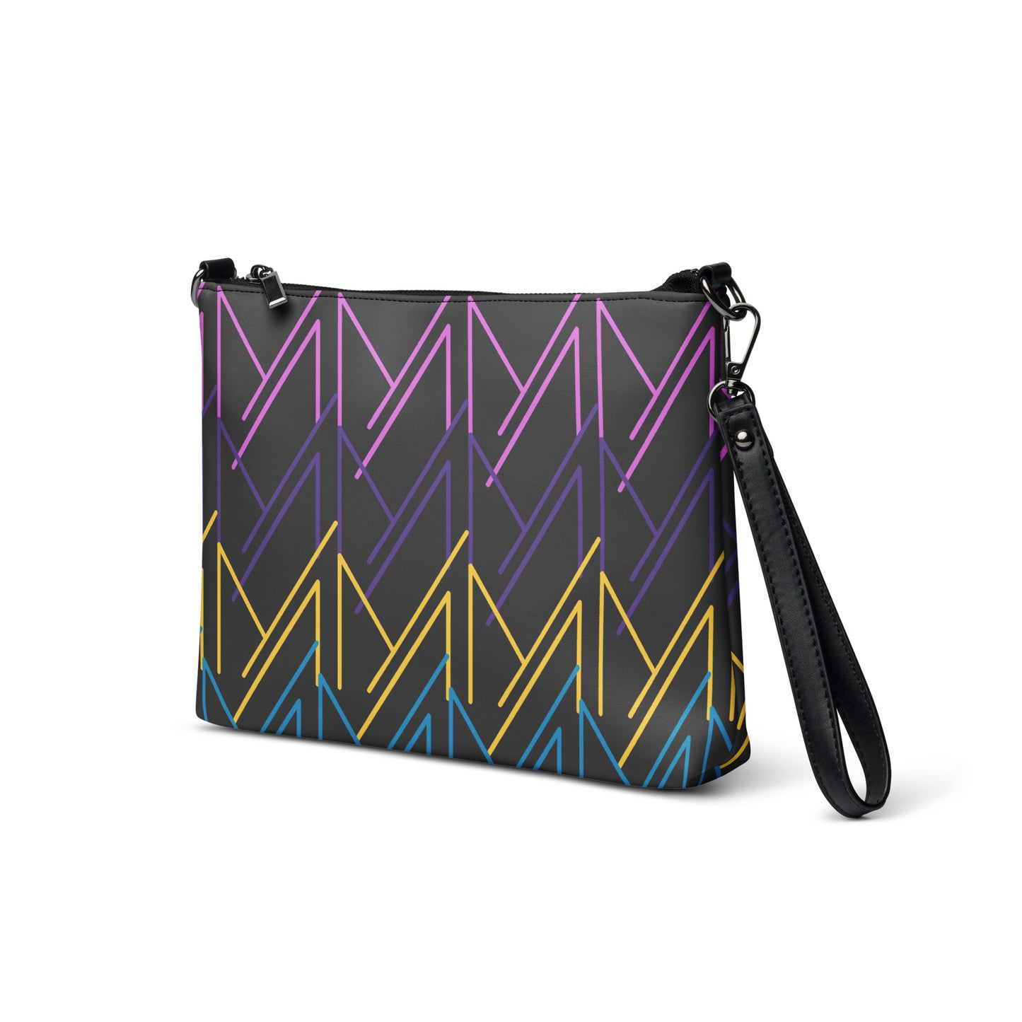 Purple Misfits ColorLines Crossbody bag - Misfit Marketing Designs